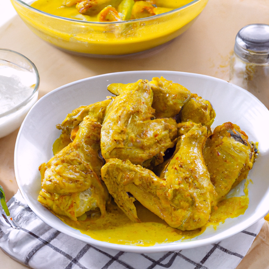 Anteprima ricetta Ali di pollo al curry con crema