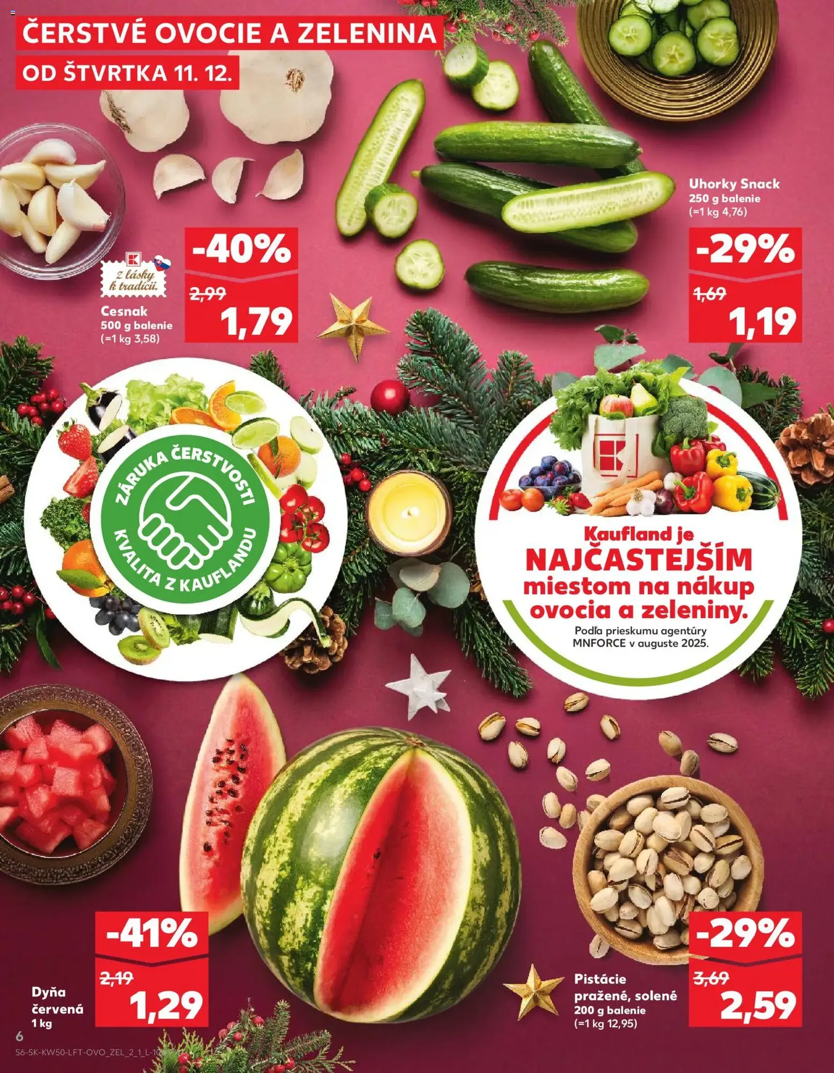 Kaufland SK Akciós újság - 2025.12.11. érvényes szórólap 6 oldal 78 oldalból