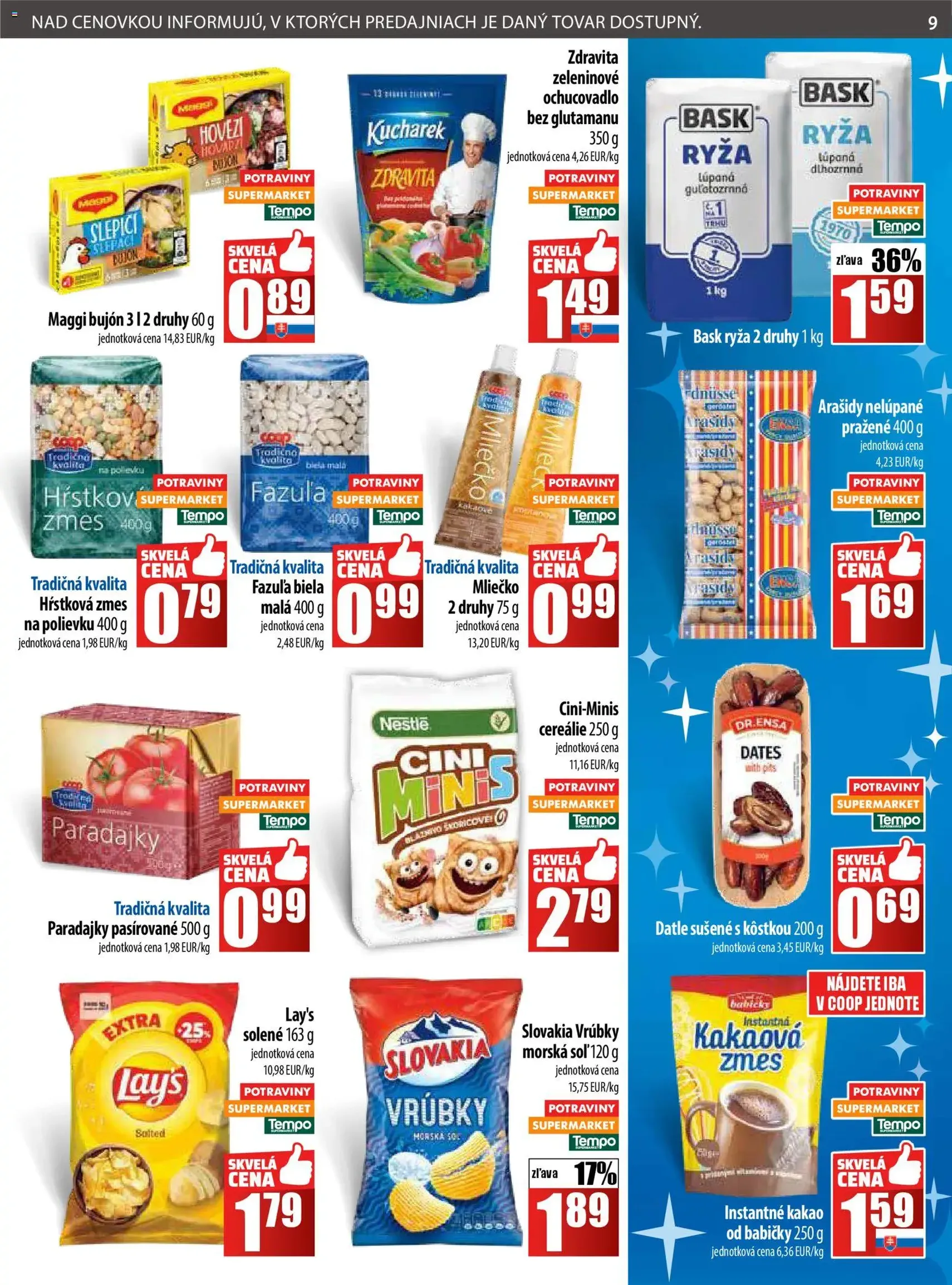 COOP Jednota leták - platný leták od 27.11.2025 strana 9 z 32