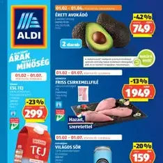 Aldi Akciós újság - szórólap előnézete érvényes 2026.01.02. -tól