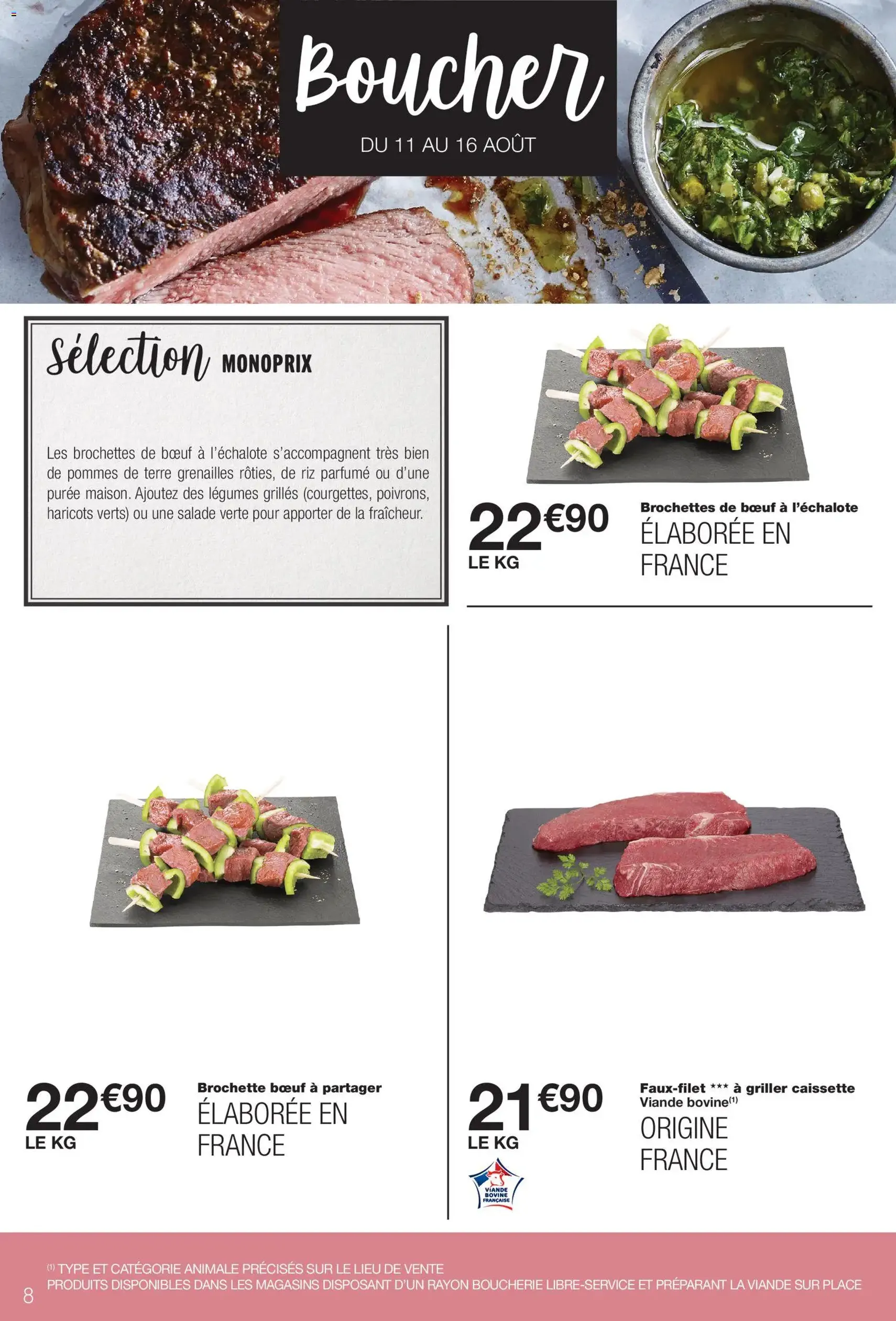 Monoprix catalogue - brochure valable à partir du 11/08/2026, page 8 sur 46