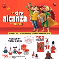 Vista previa del folleto Bodega Aurrerá folleto Aquí sí te alcanza para la magia de la Navidad válido desde 03/11/2025