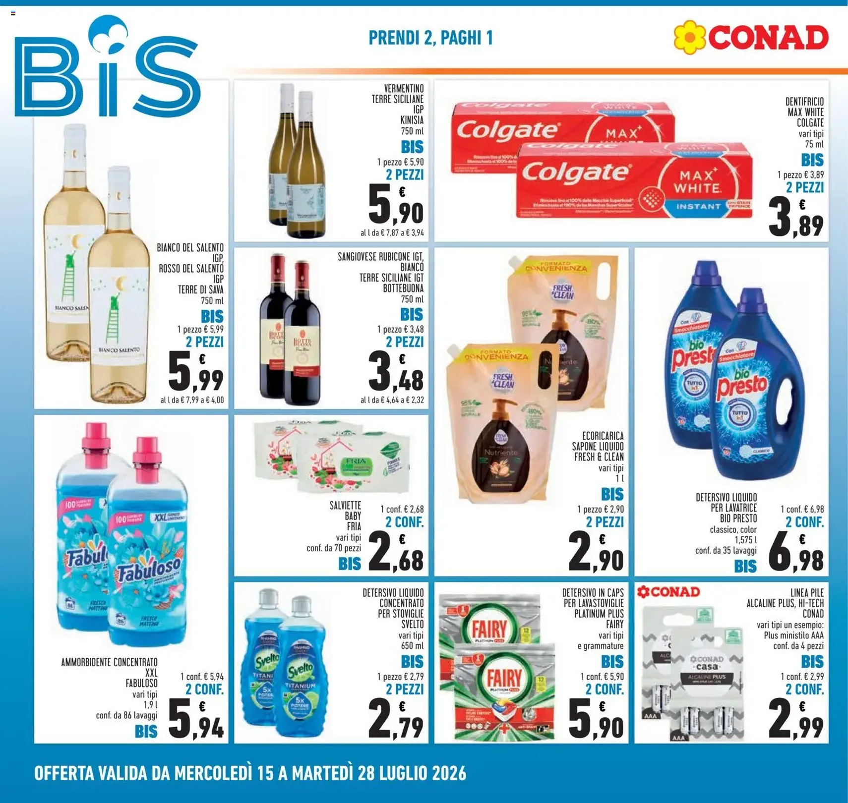 Conad volantino - volantino valido dal 15/07/2026 pagina 4 di 28