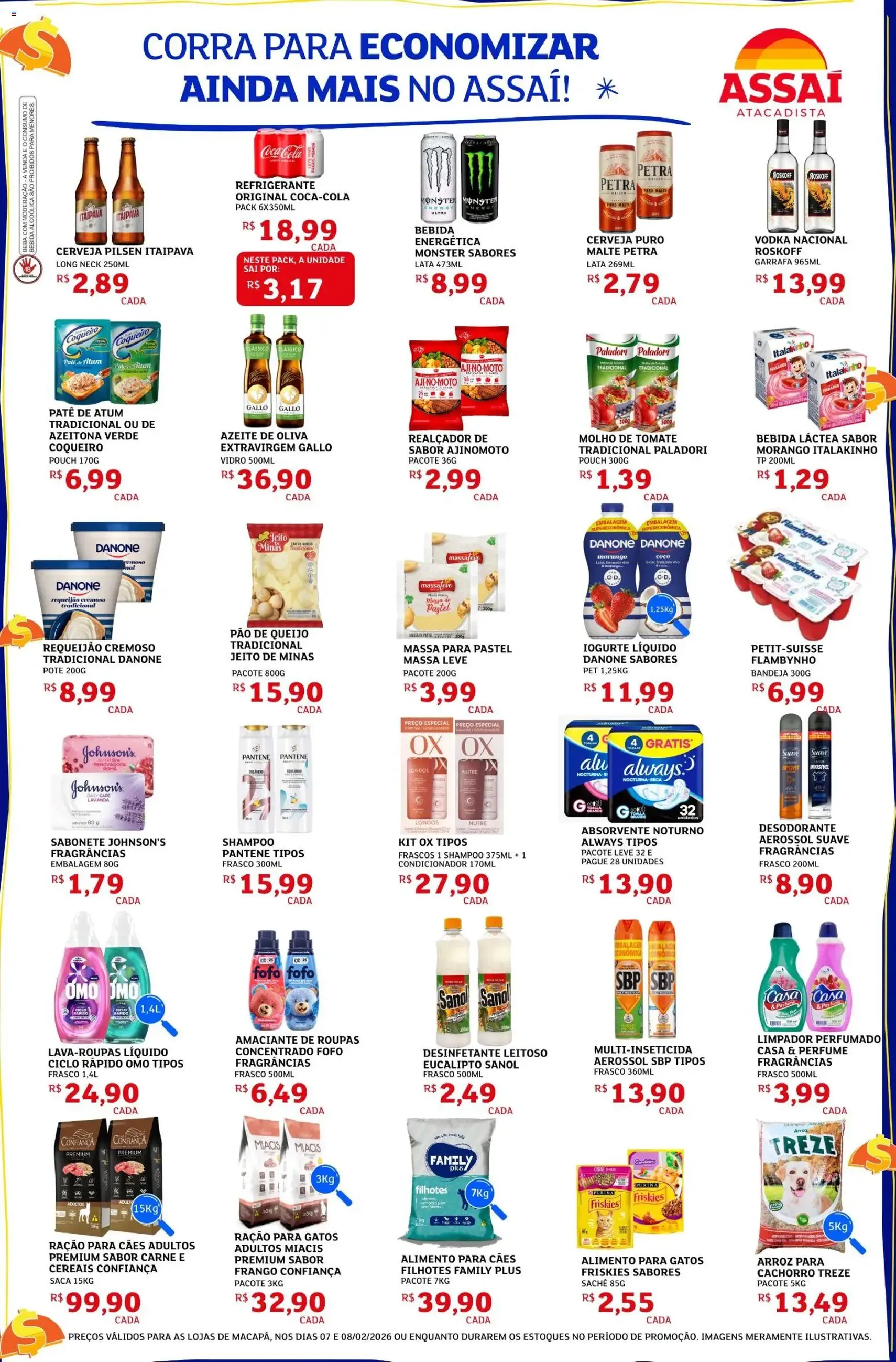 Encarte Assaí Atacadista - folheto válido a partir de 07/02/2026 página 2 de 3