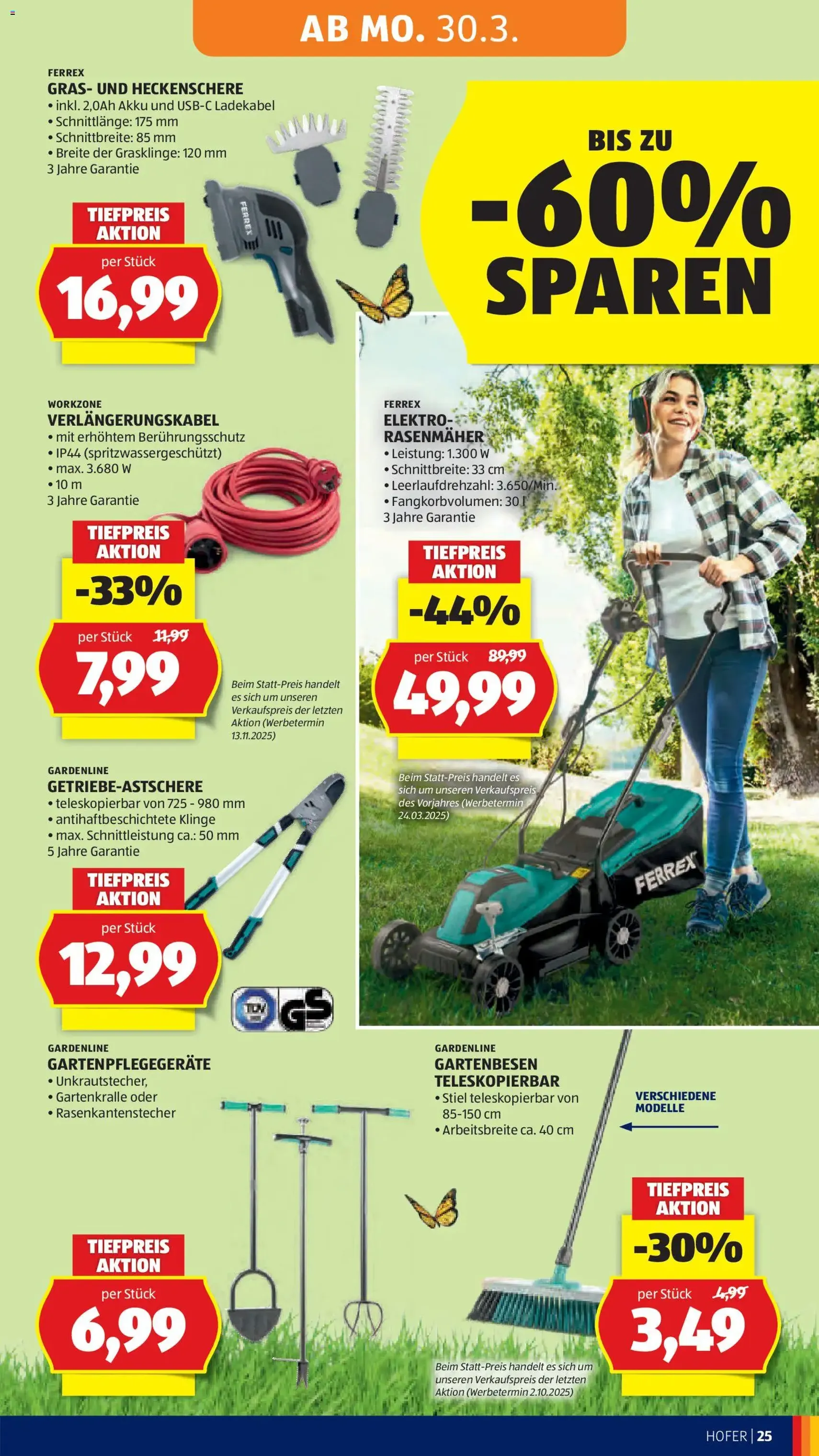 Hofer Flugblatt - Gültiger Prospekt ab 27.03.2026, Seite 31 von insgesamt 46