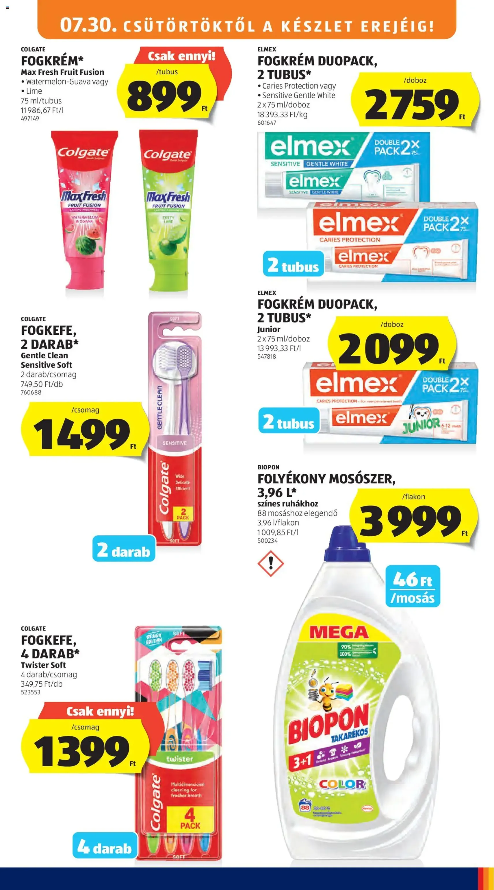 Aldi akciós újság - 2026.07.30. érvényes szórólap 15 oldal 54 oldalból