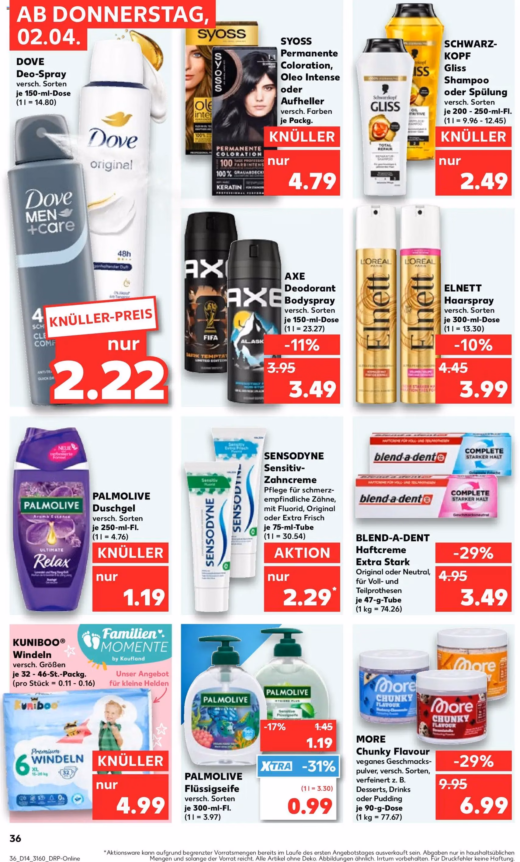 Kaufland Prospekt - Gültiger Prospekt ab 02.04.2026, Seite 36 von insgesamt 54