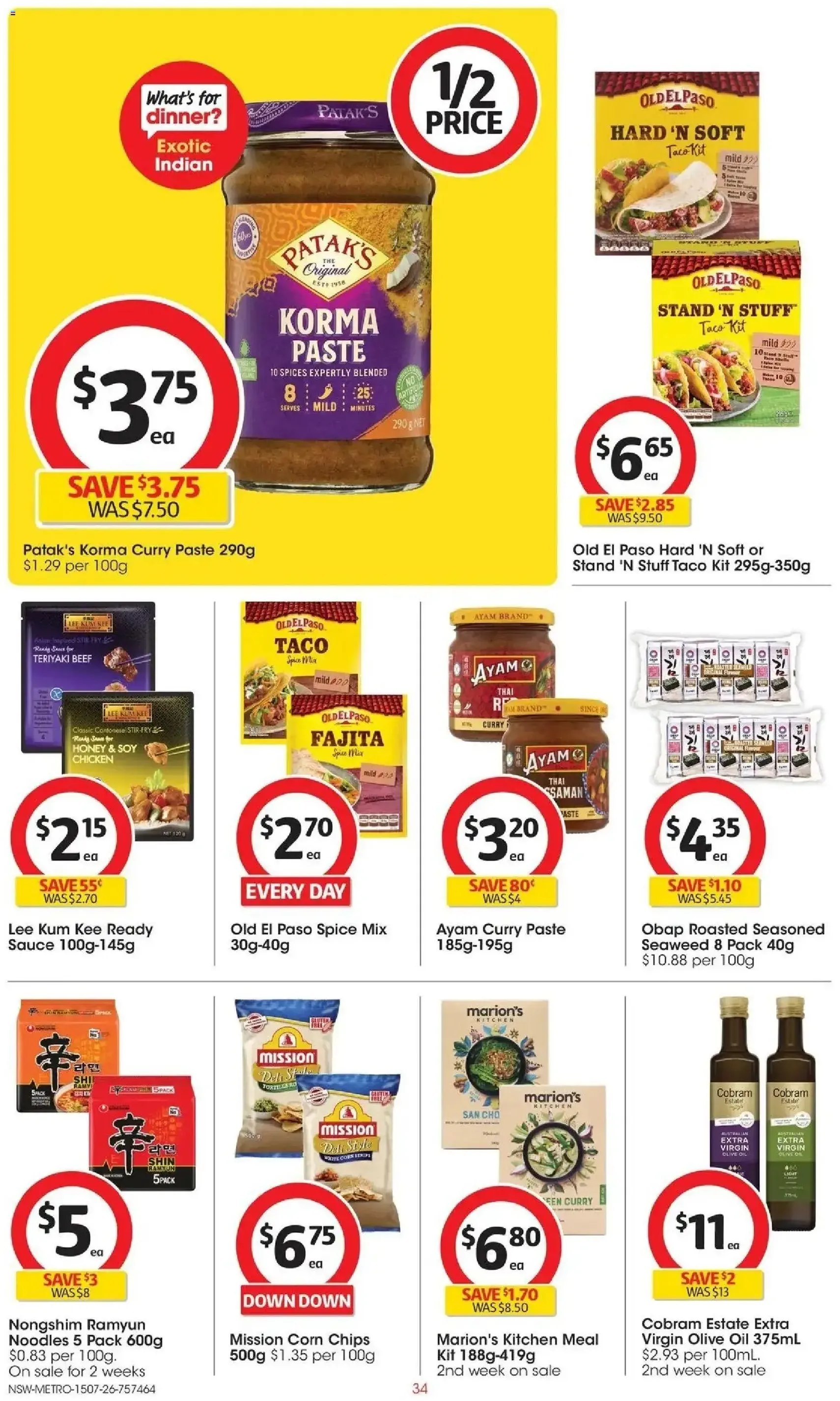 Coles catalogue - valid flyer from 15/07/2026, page 34 of 51