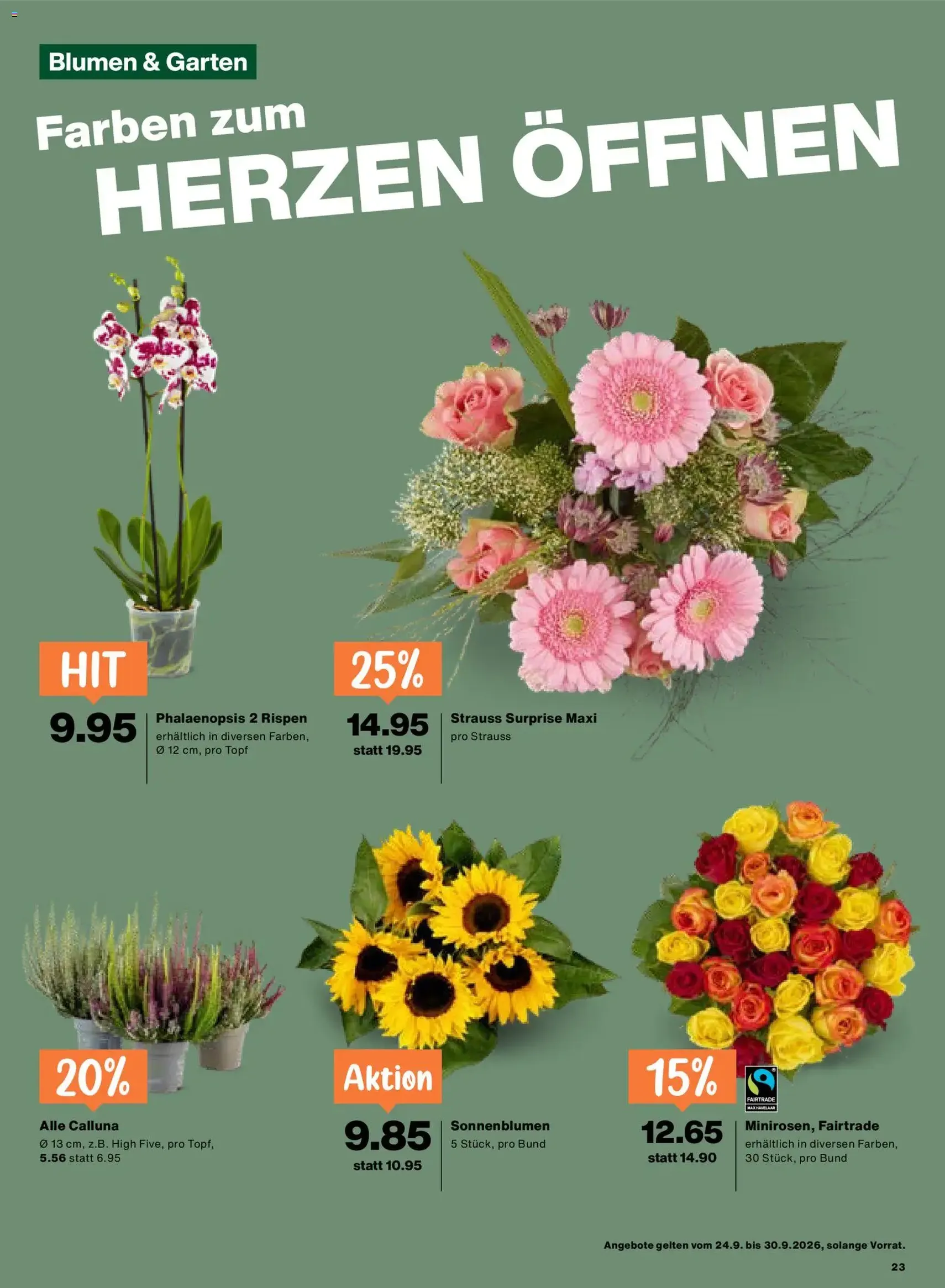 Migros aktionen - Gültiger Prospekt ab 24.09.2026, Seite 23 von insgesamt 24