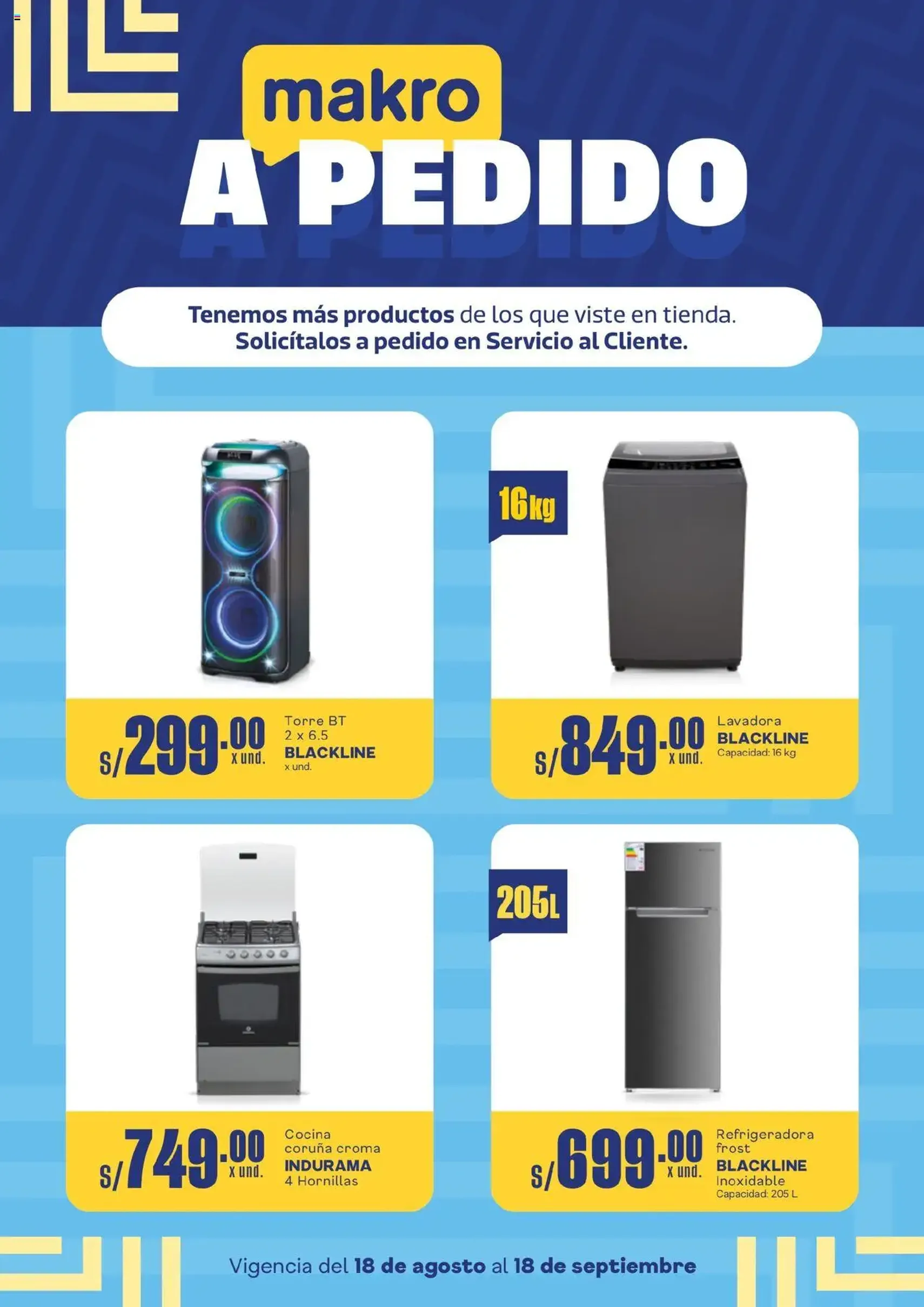 Makro - Makro Volante A Pedido - folleto válido desde 18/08/2025 página 1 de 2