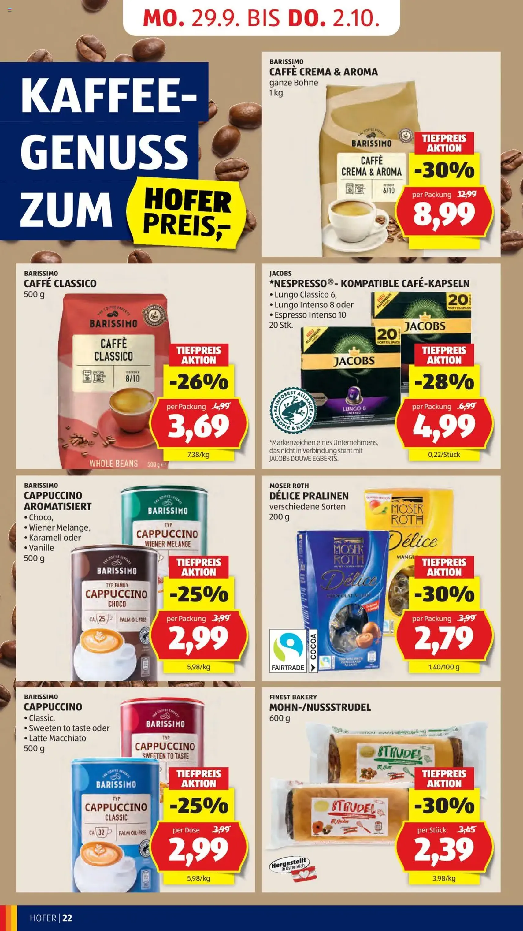 Hofer Flugblatt - Gültiger Prospekt ab 26.09.2025, Seite 24 von insgesamt 50