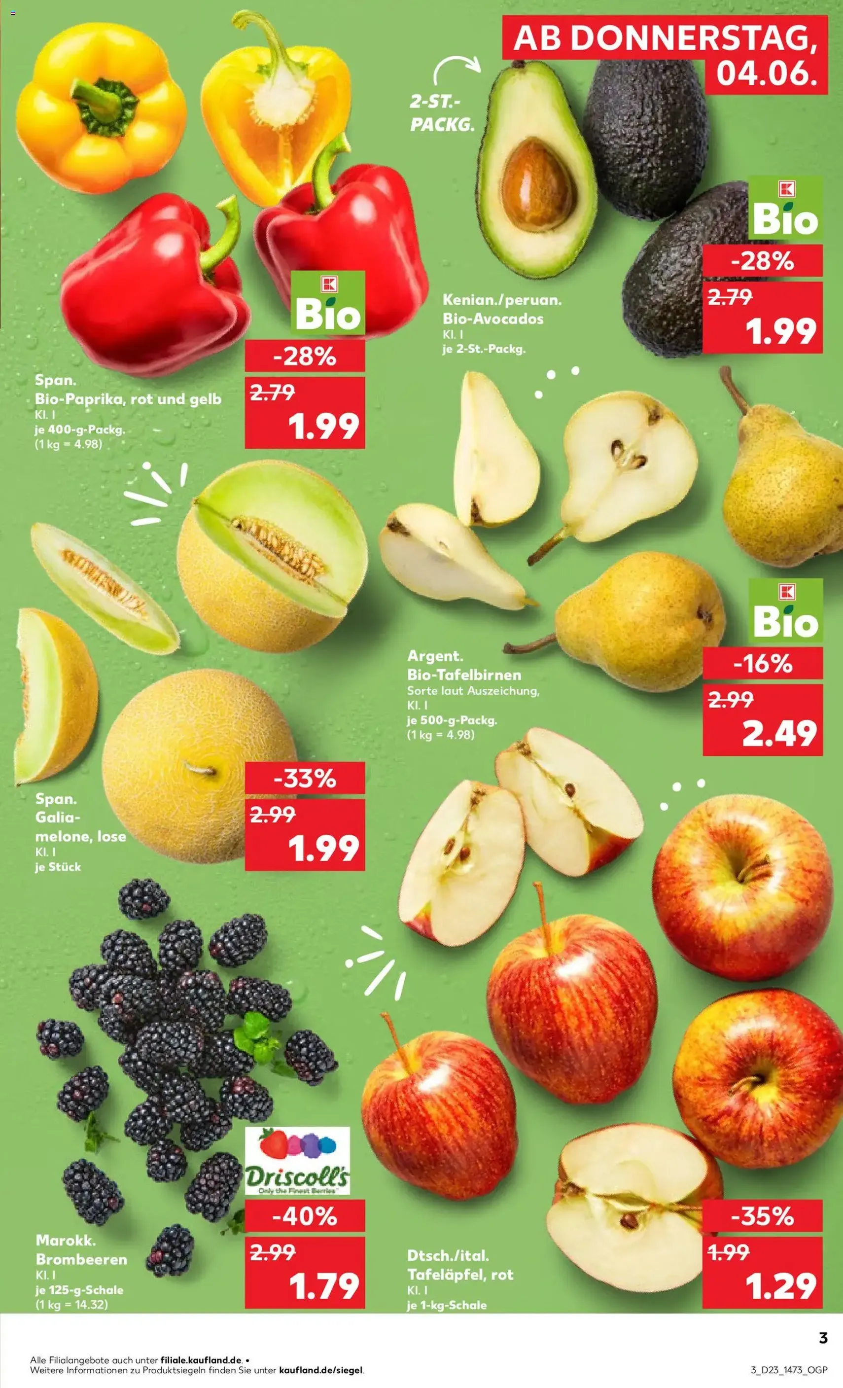 Kaufland Prospekt - Gültiger Prospekt ab 04.06.2026, Seite 3 von insgesamt 62