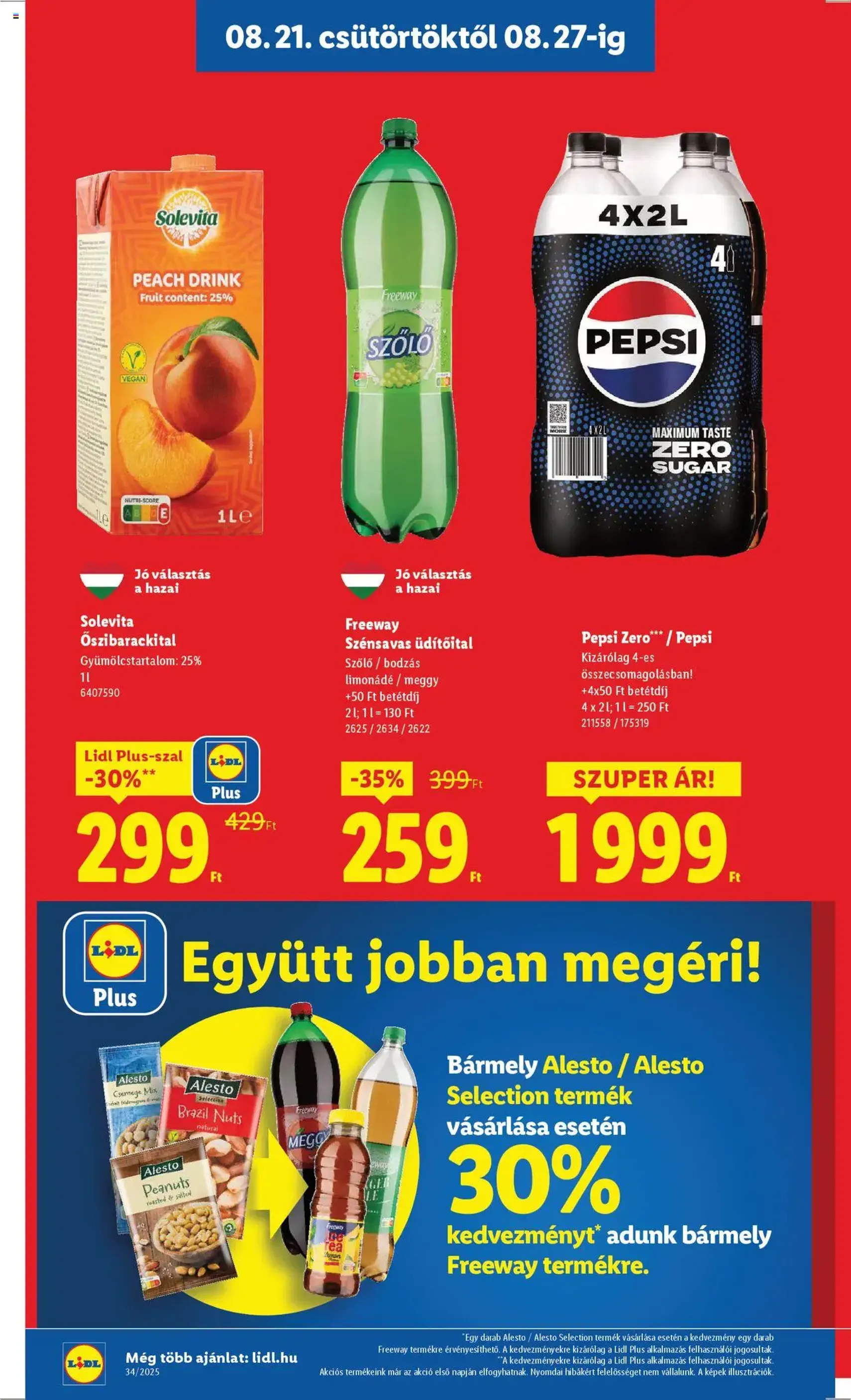 Lidl Akciós újság - 2025.08.21. érvényes szórólap 14 oldal 70 oldalból