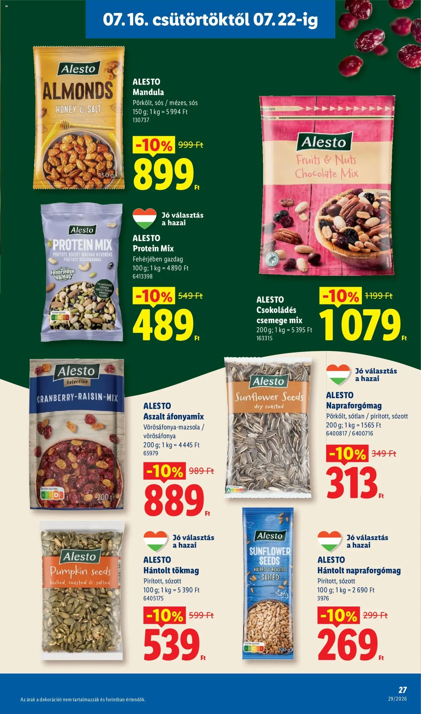 Lidl akciós újság - 2026.07.16. érvényes szórólap 27 oldal 88 oldalból
