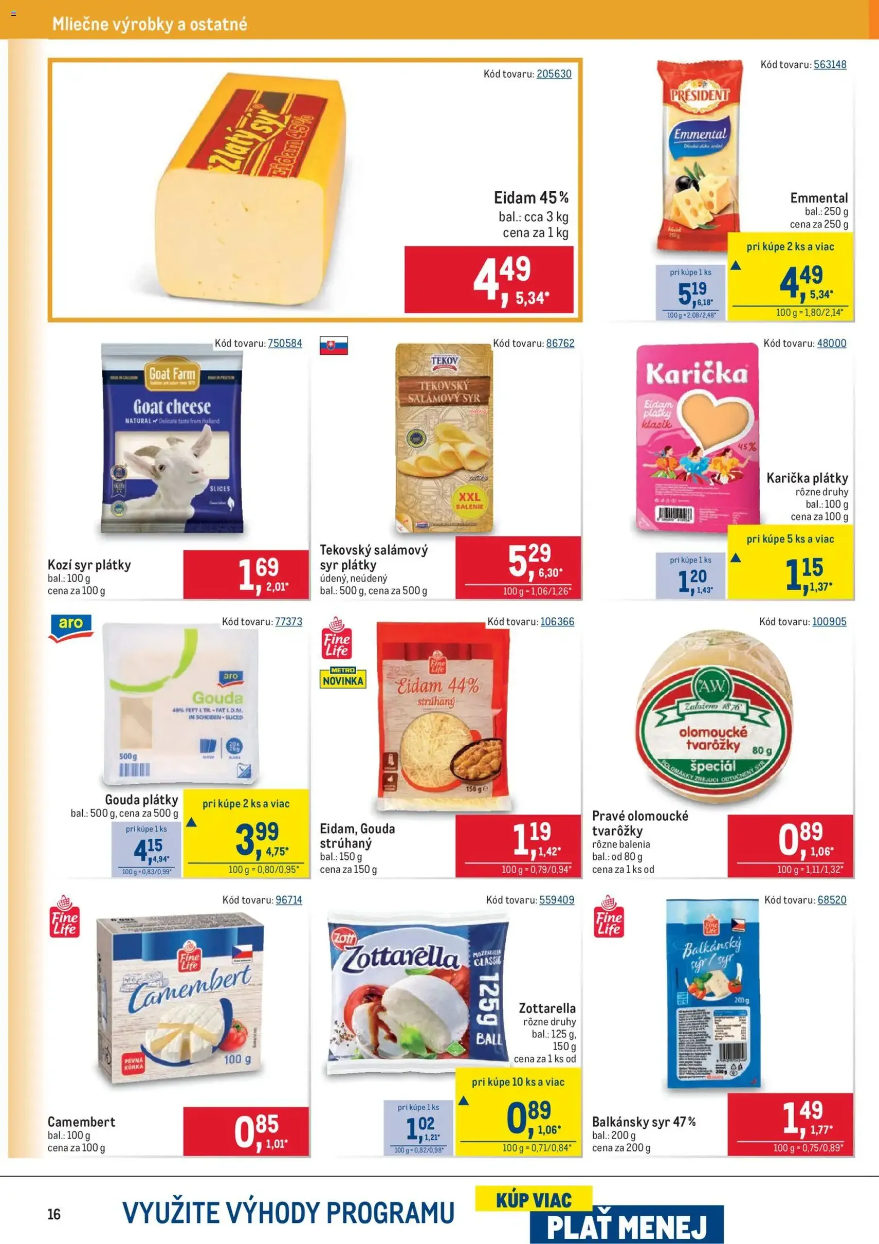 Metro leták - platný leták od 11.03.2026 strana 16 z 40