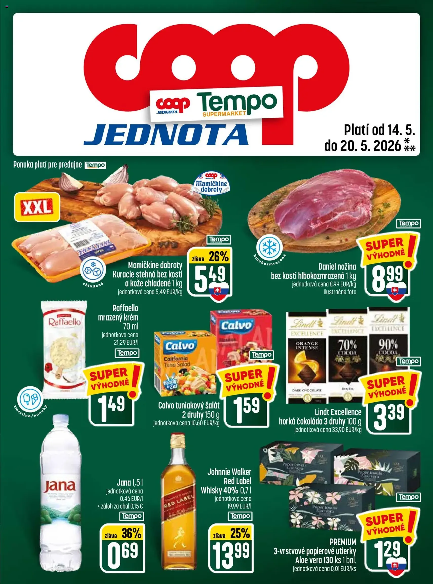 COOP Jednota leták - platný leták od 14.05.2026 strana 25 z 28