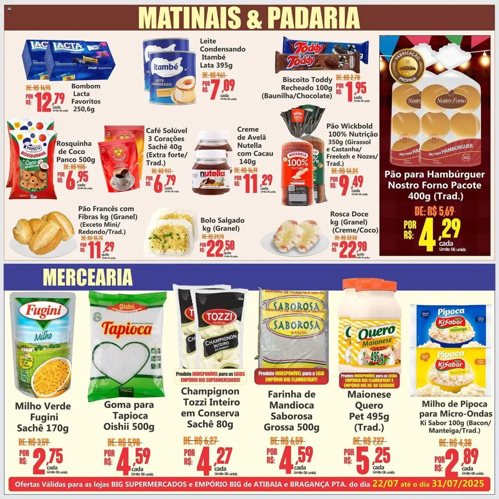 Big Supermercados - Ofertas da semana - folheto válido a partir de 22/07/2025 página 4 de 6