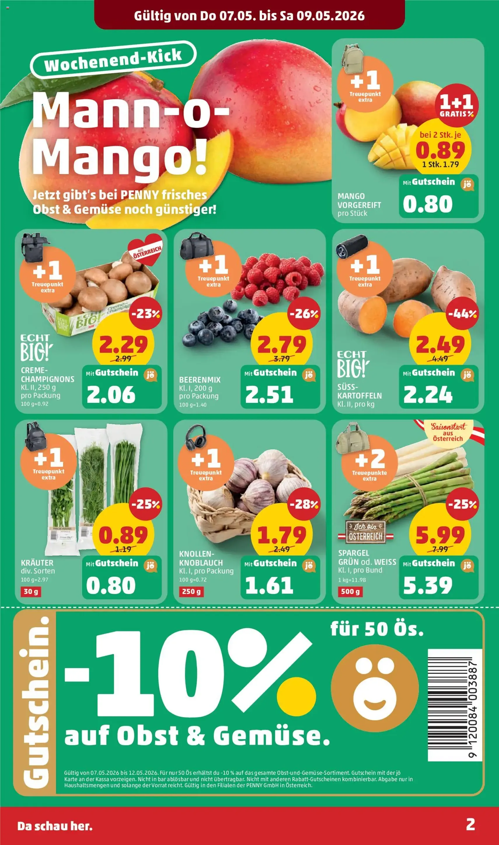 Penny Markt - Flugblatt - Gültiger Prospekt ab 07.05.2026, Seite 2 von insgesamt 28