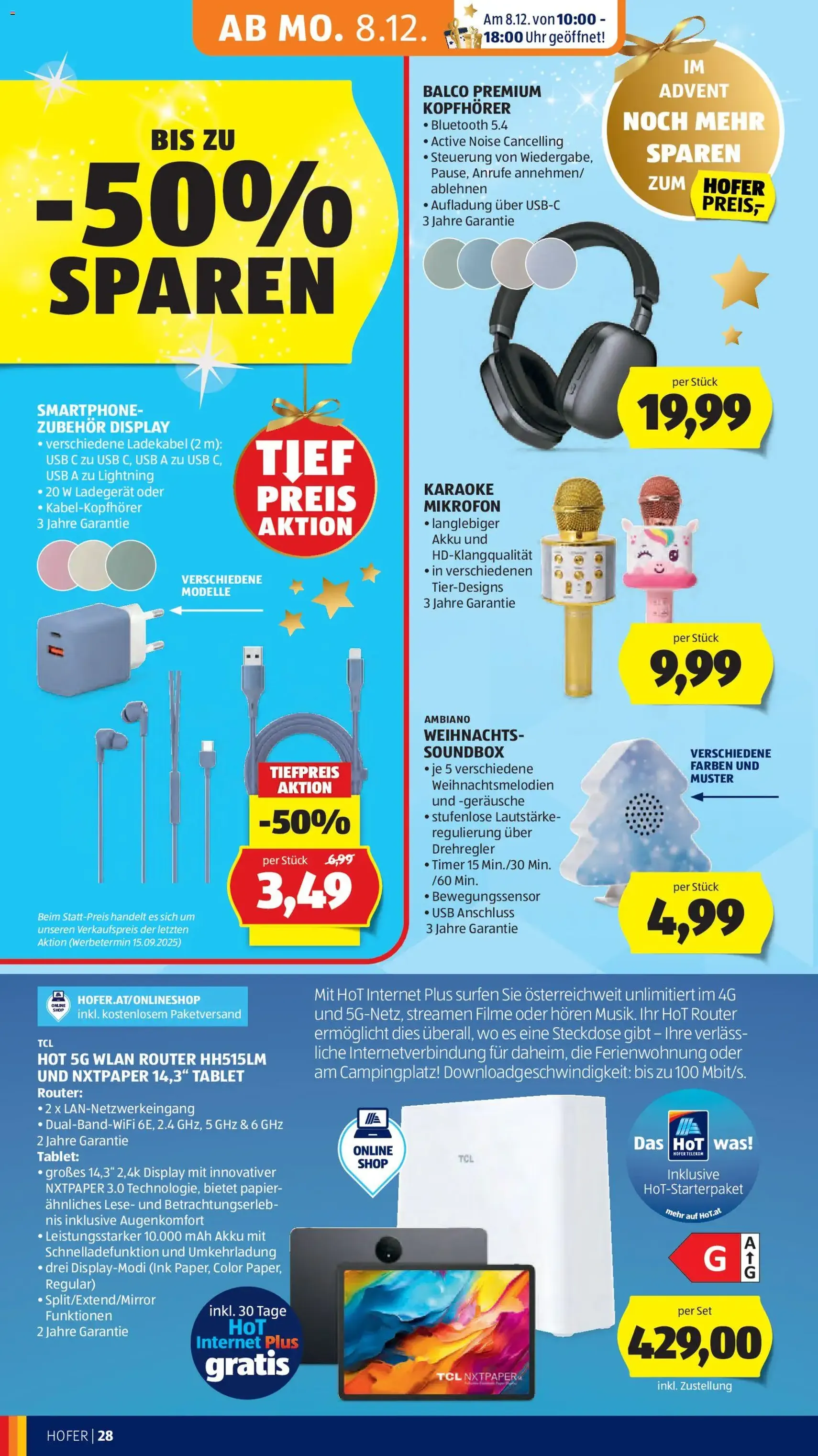 Hofer Flugblatt - Gültiger Prospekt ab 05.12.2025, Seite 42 von insgesamt 60
