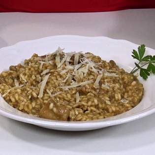 Recipe preview Original and tasty Italian mushroom and chicken risotto recipe