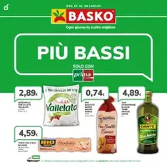 Volantino Basko - anteprima volantino valido dal 15/07/2025