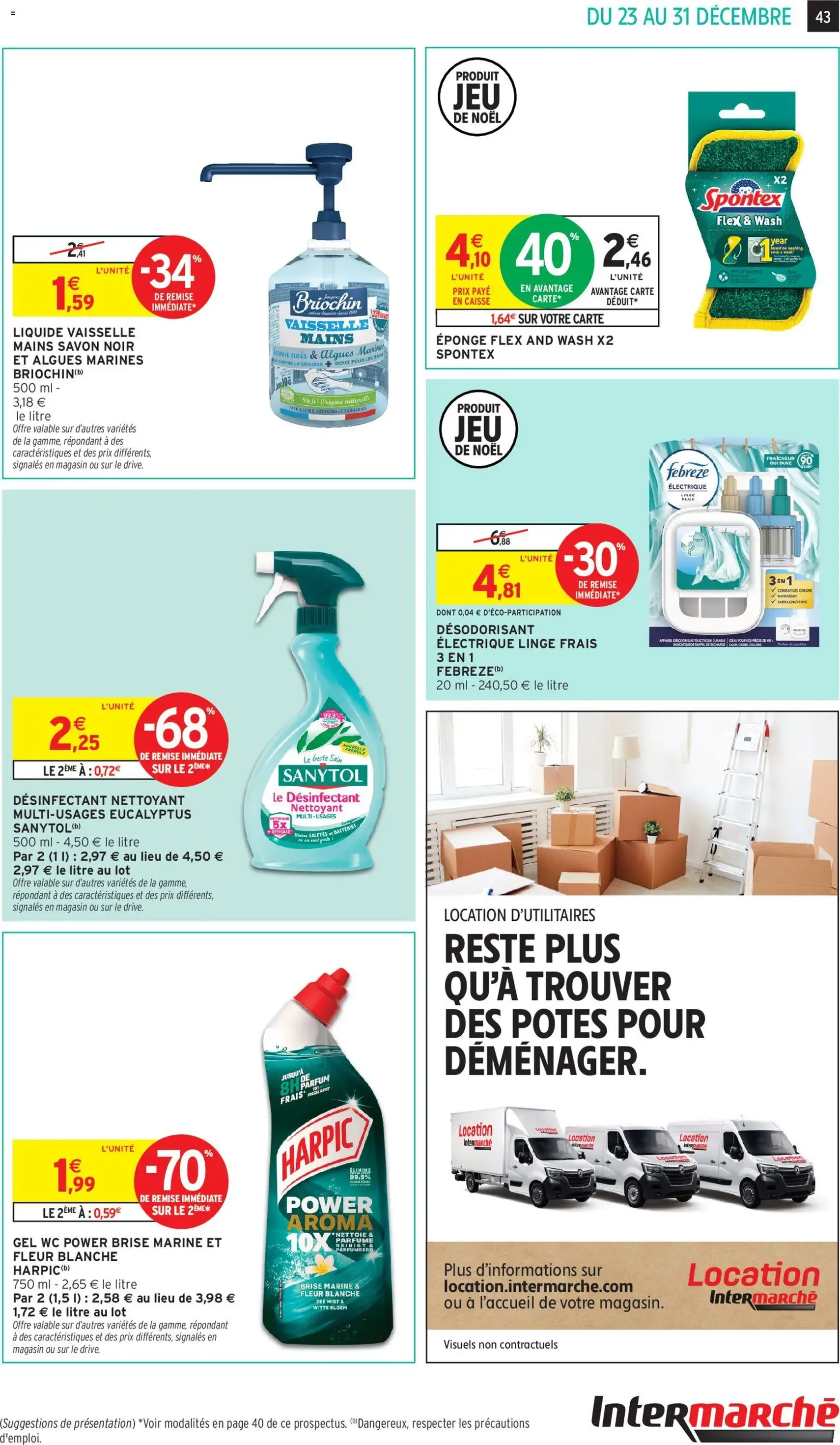 Intermarché catalogue semaine 52 - brochure valable à partir du 23/12/2025, page 43 sur 44