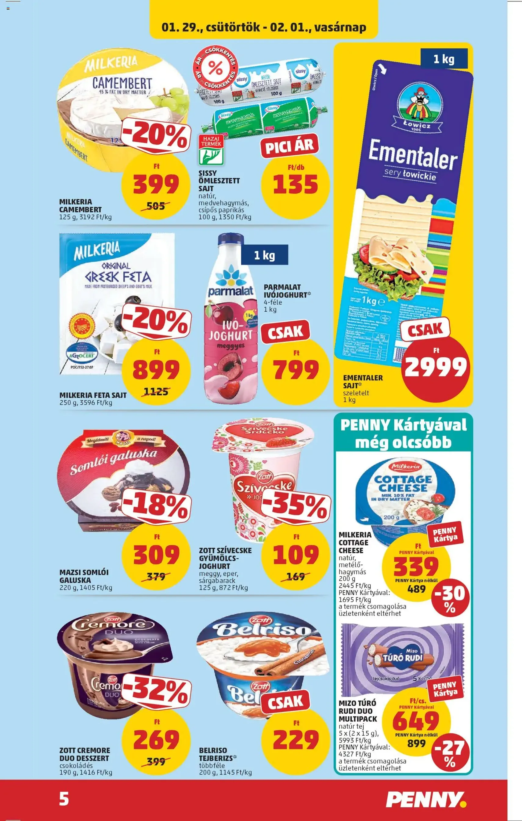 PENNY Akciós újság - 2026.01.29. érvényes szórólap 7 oldal 42 oldalból