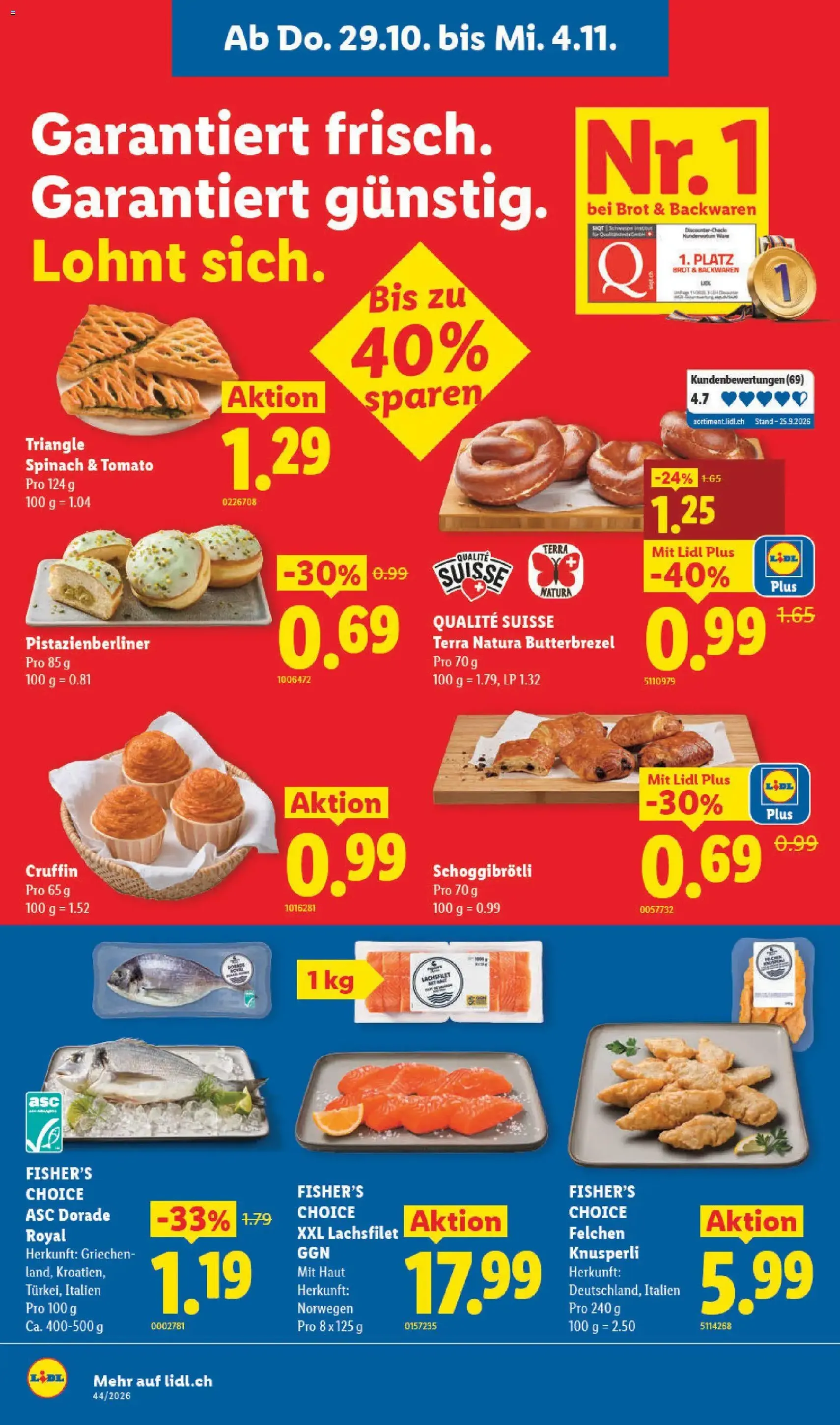 Lidl aktionen - Gültiger Prospekt ab 29.10.2026, Seite 8 von insgesamt 38