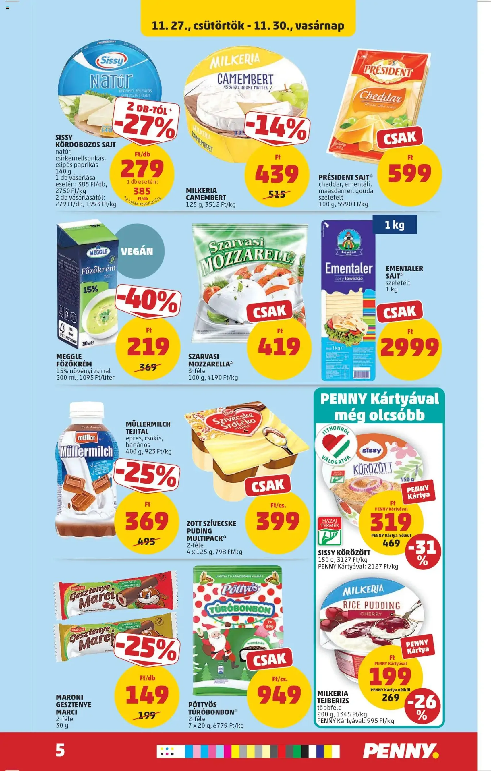 PENNY Akciós újság - 2025.11.27. érvényes szórólap 5 oldal 46 oldalból