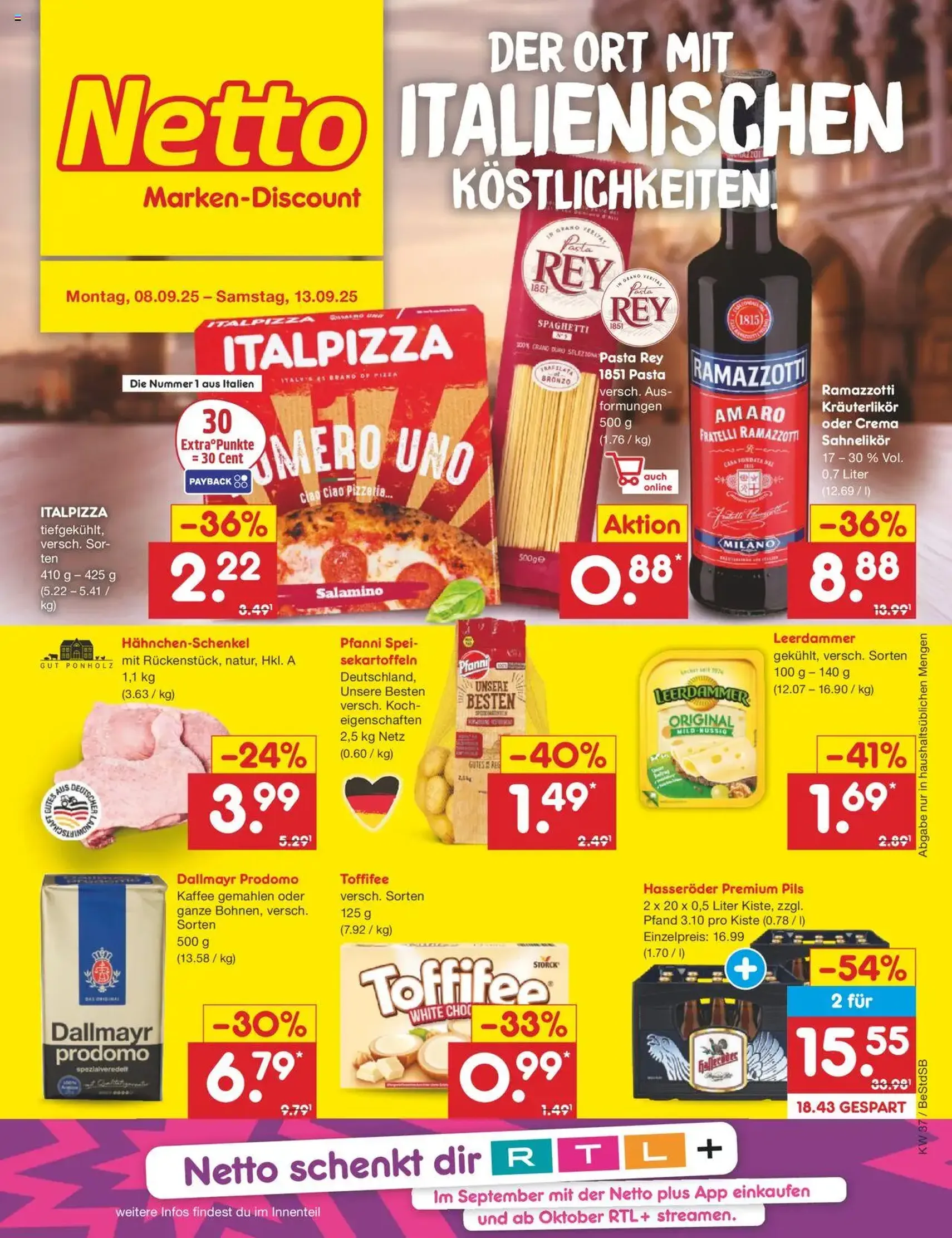 Netto Marken-Discount Prospekt - Gültiger Prospekt ab 08.09.2025, Seite 1 von insgesamt 67 Netto Marken-Discount Prospekt - Gültiger Prospekt ab 08.09.2025, Seite 1 von insgesamt 67