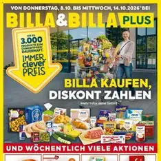 Billa Flugblatt - Prospekt Vorschau gültig ab 08.10.2026
