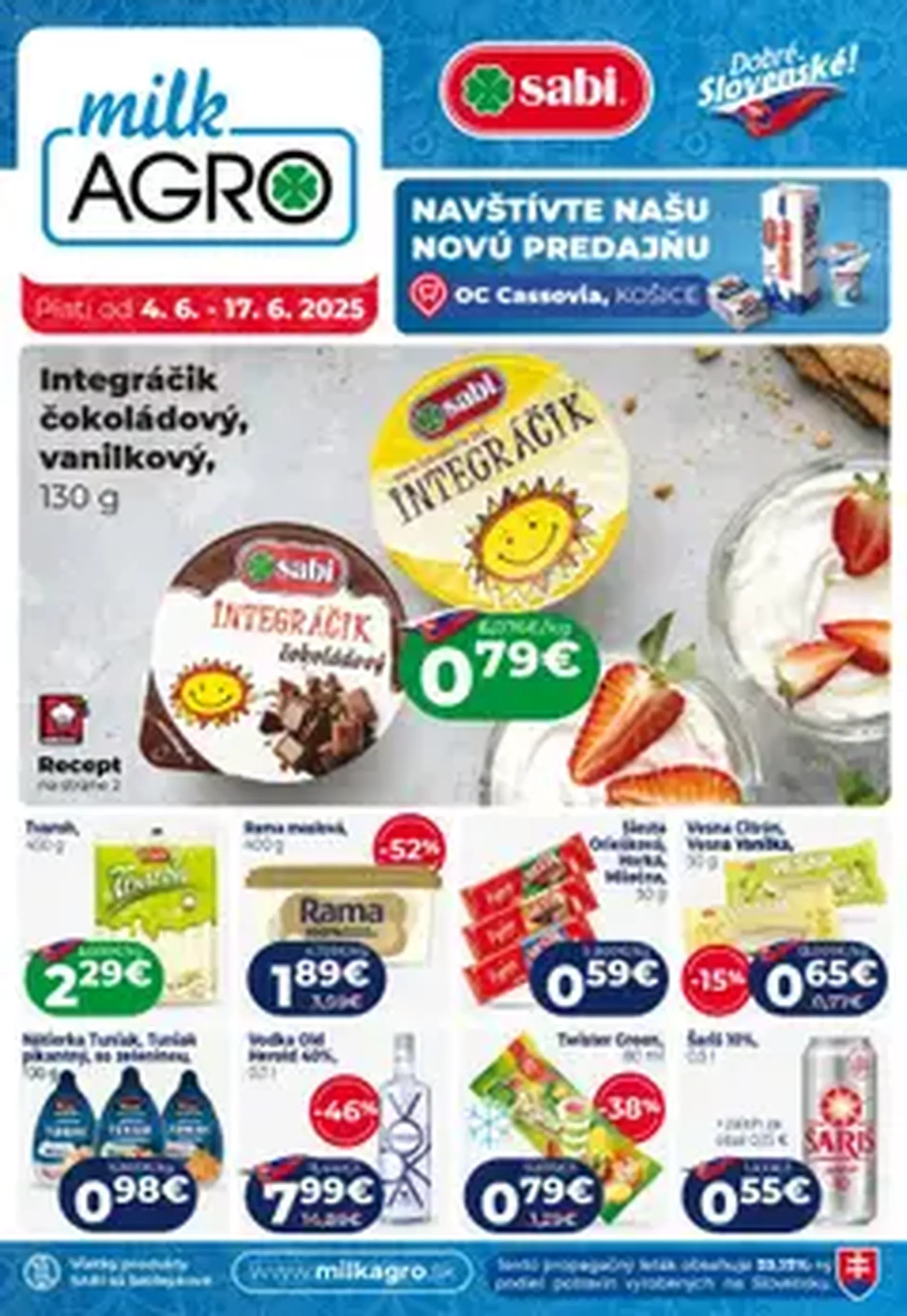 Milk Agro leták - platný leták od 04.06.2025 strana 1 z 1