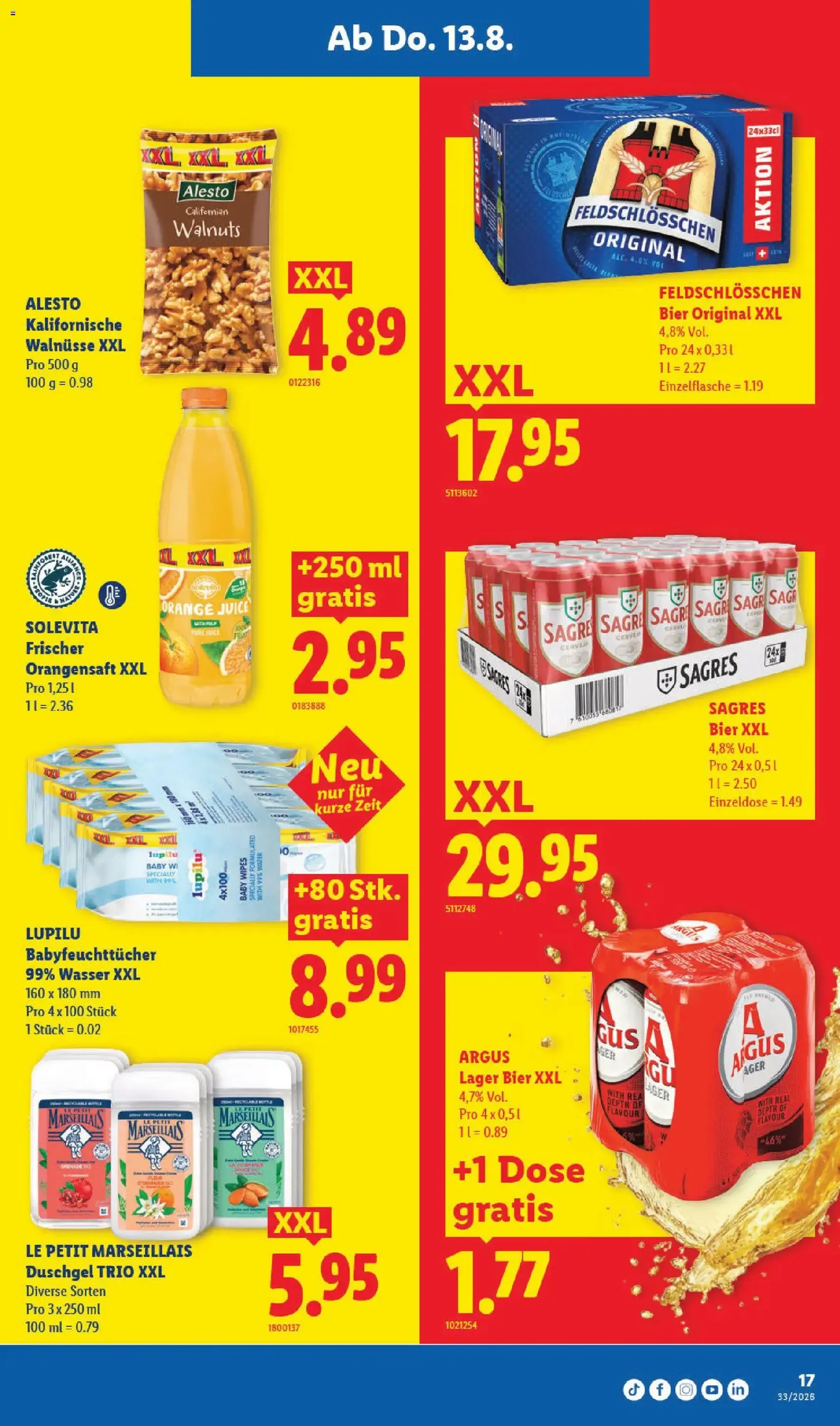 Lidl aktionen - Gültiger Prospekt ab 13.08.2026, Seite 21 von insgesamt 36