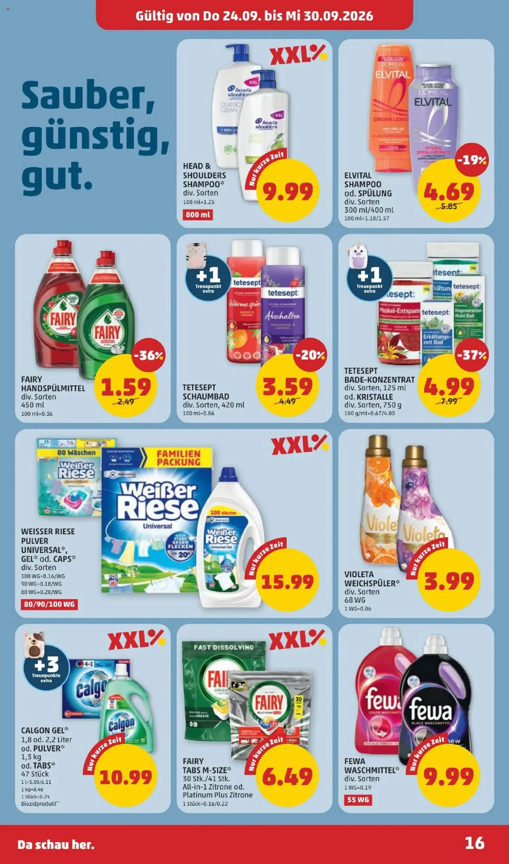 Penny Markt - Flugblatt - Gültiger Prospekt ab 24.09.2026, Seite 16 von insgesamt 28