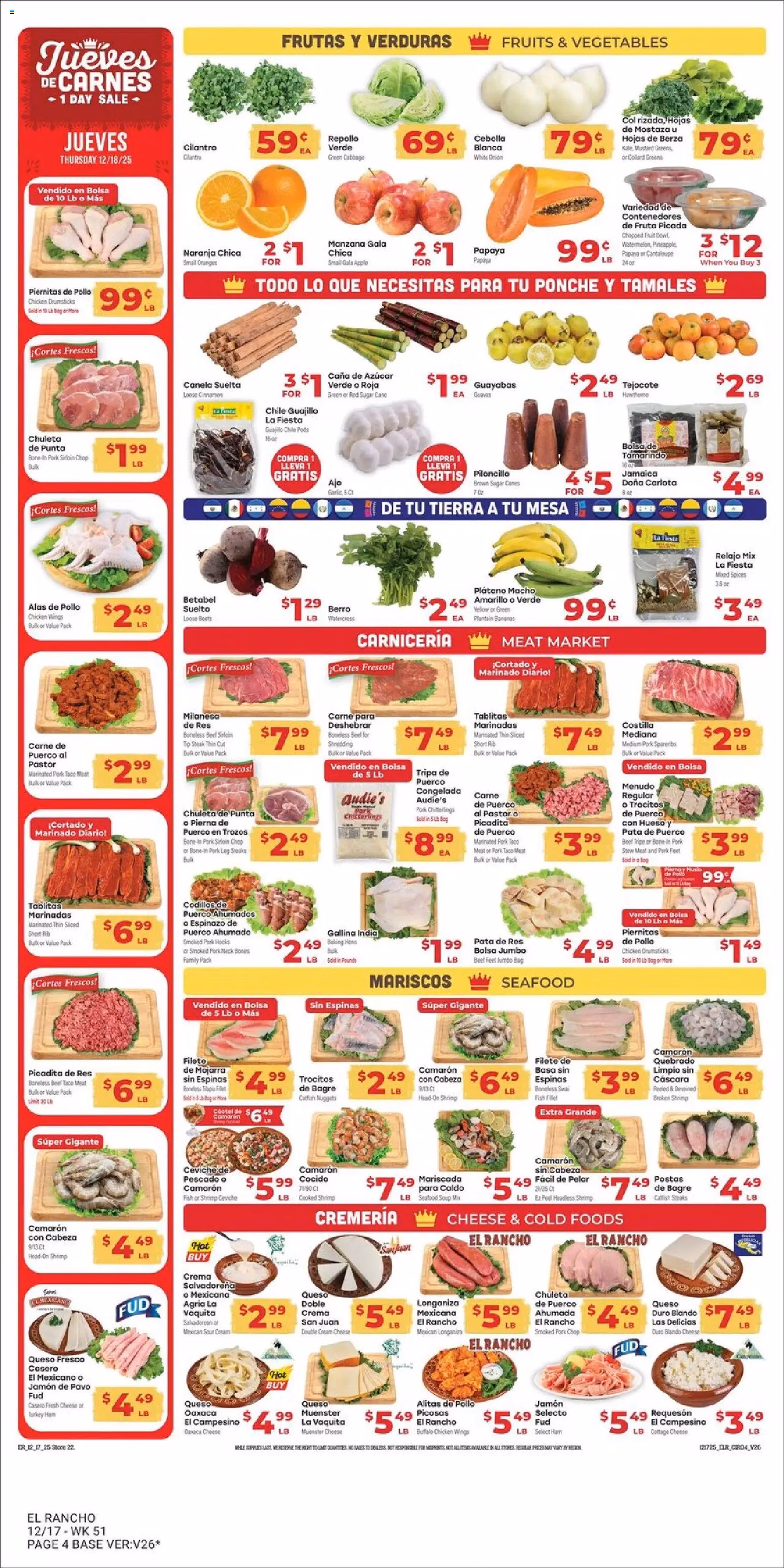 El Rancho Weekly Ad - valid flyer from 12/17/2025, page 4 of 6