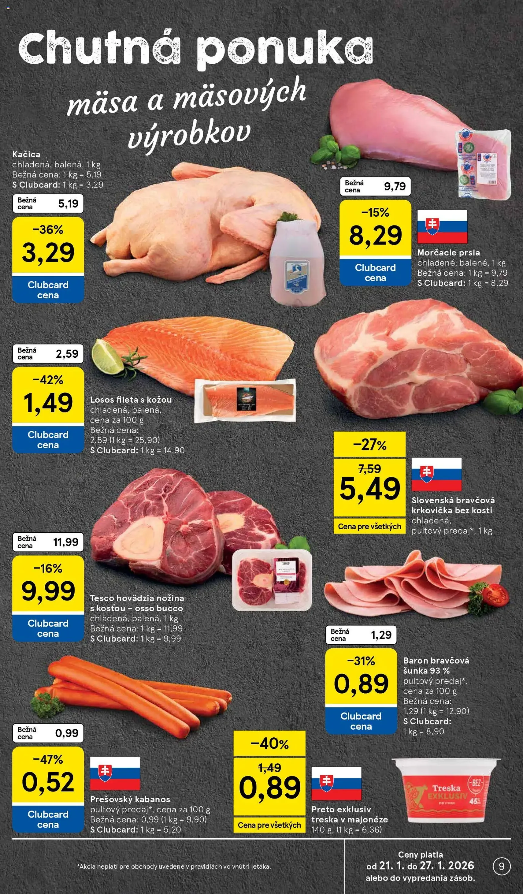 Tesco Hypermarket - leták - platný leták od 21.01.2026 strana 9 z 37