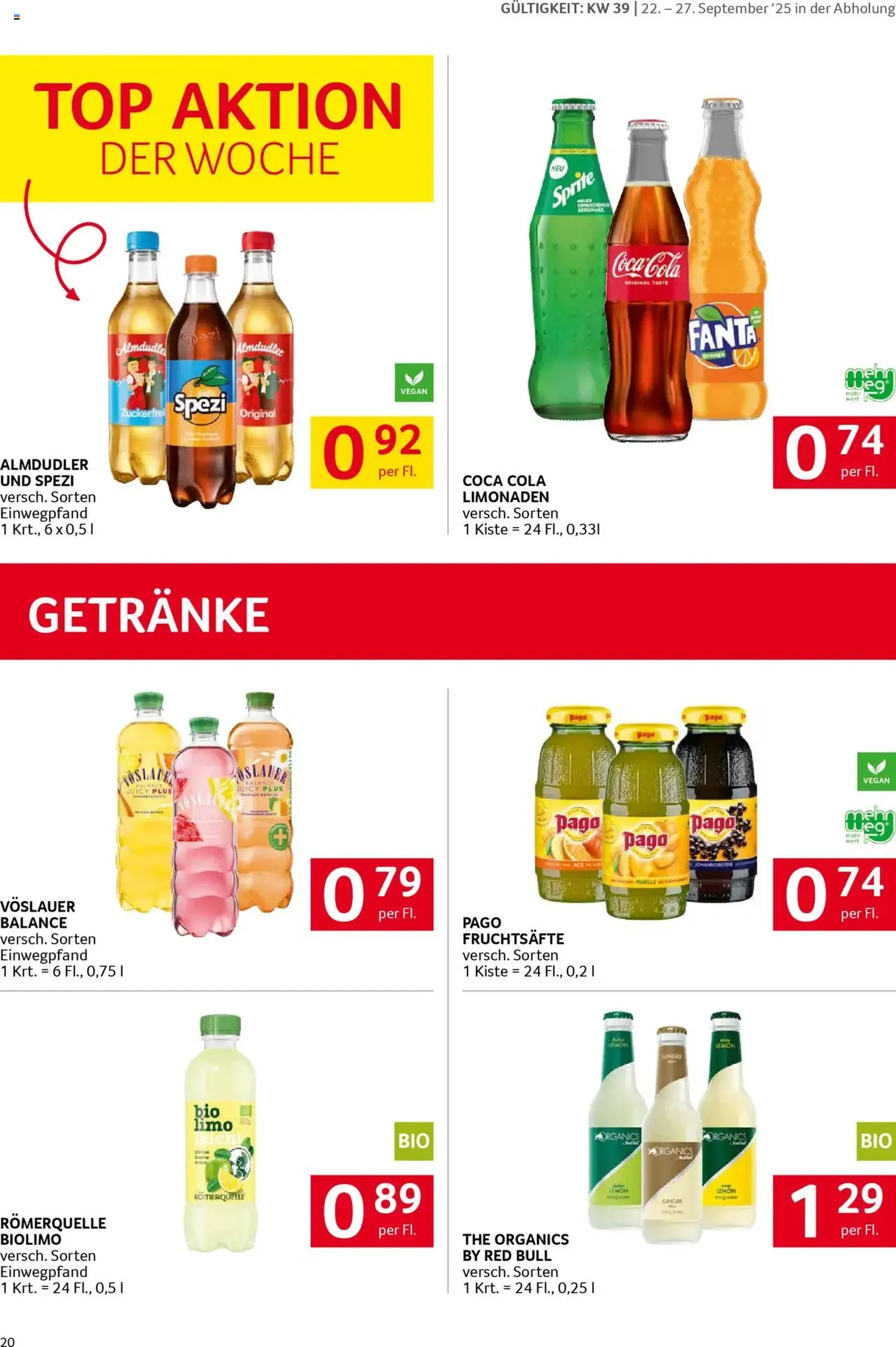Transgourmet Flugblatt - Gültiger Prospekt ab 22.09.2025, Seite 18 von insgesamt 30 Transgourmet Flugblatt - Gültiger Prospekt ab 22.09.2025, Seite 18 von insgesamt 30