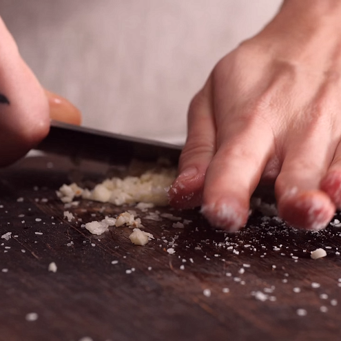 Riso con asparagi selvatici - procedimento 1