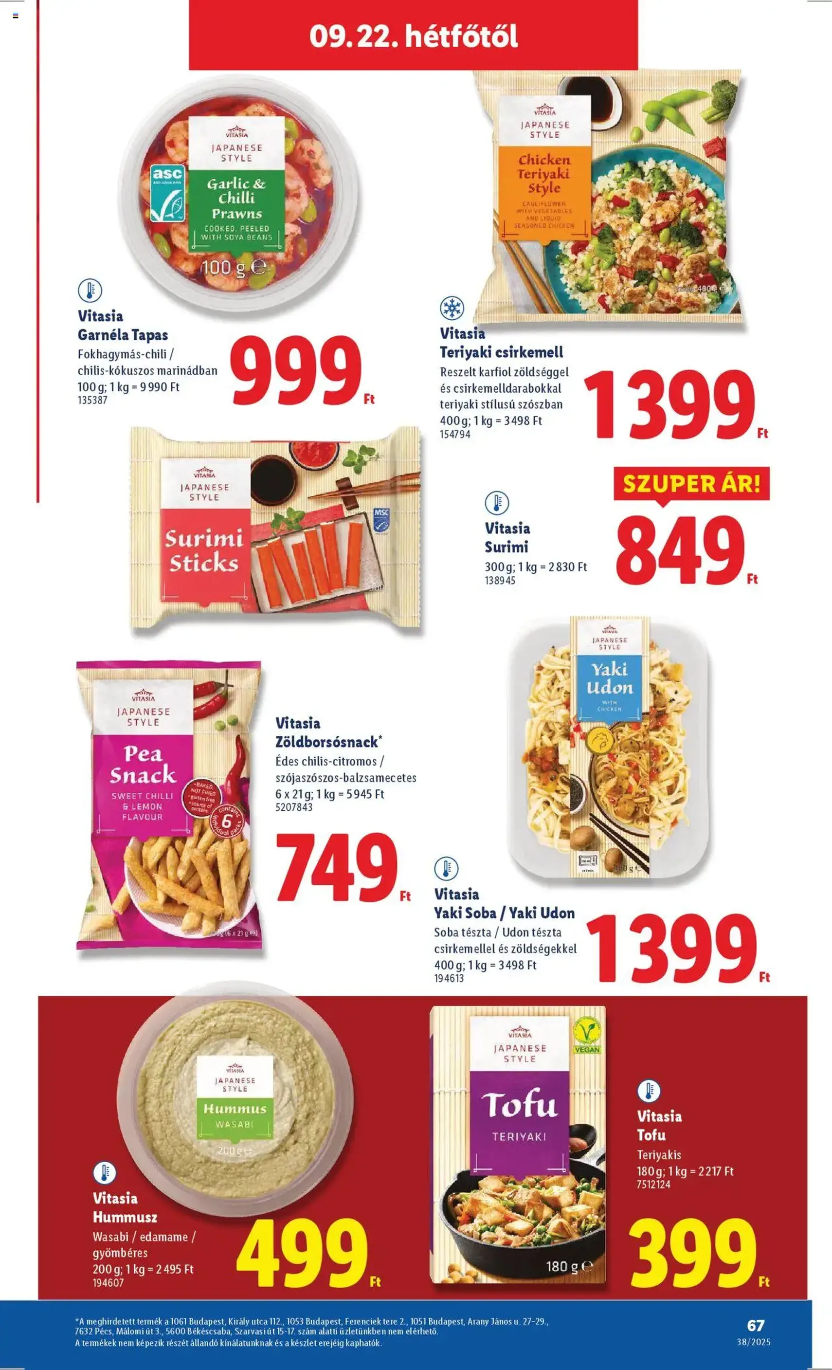Lidl Akciós újság - 2025.09.18. érvényes szórólap 67 oldal 74 oldalból