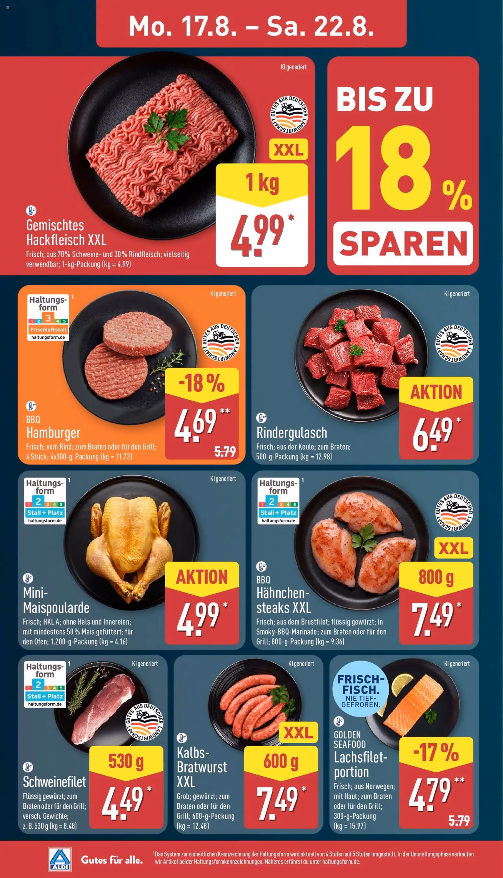 Aldi Prospekt - Gültiger Prospekt ab 17.08.2026, Seite 4 von insgesamt 39