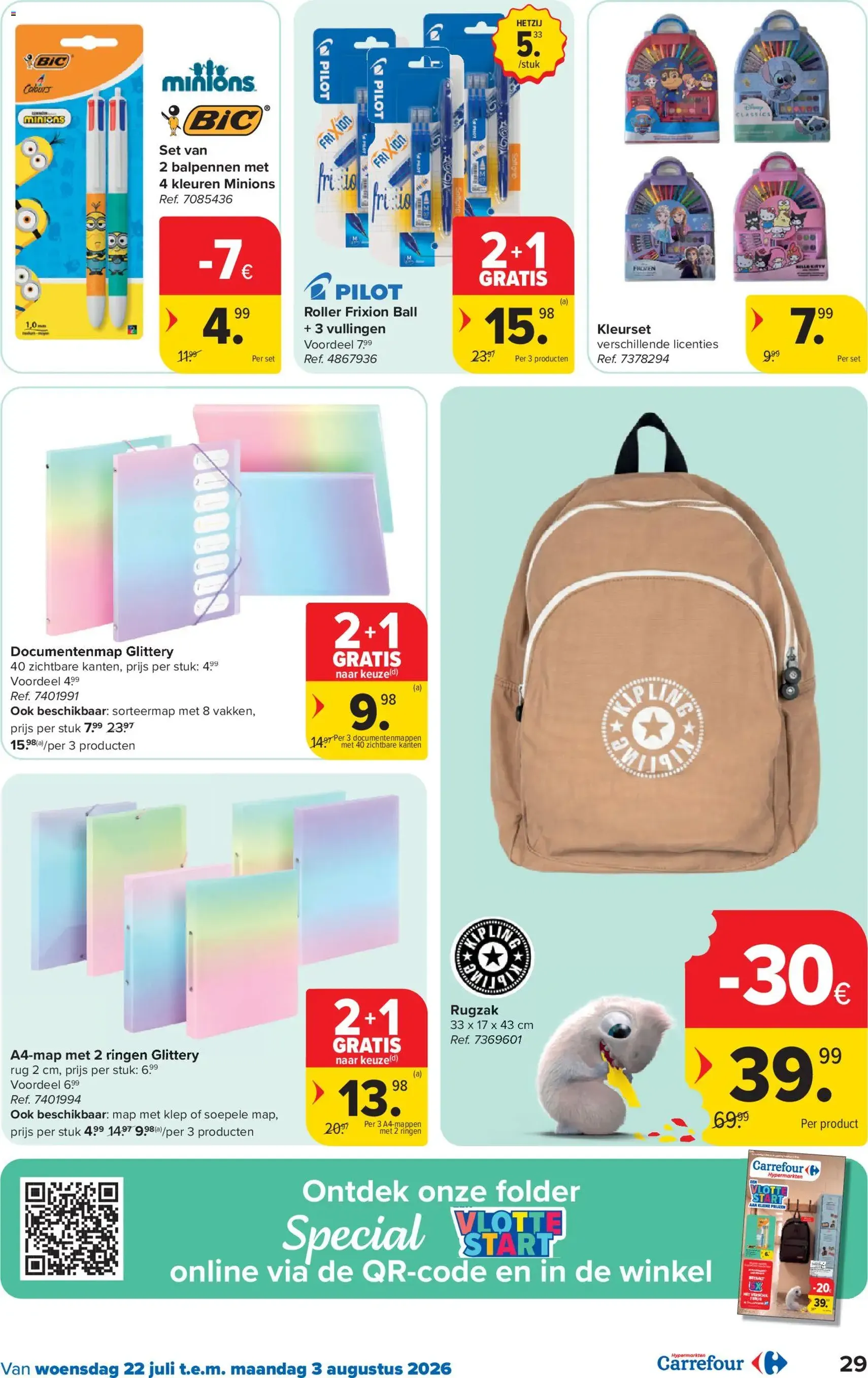 Carrefour folder week 30 - geldige folder vanaf 22/07/2026 pagina 29 van 40