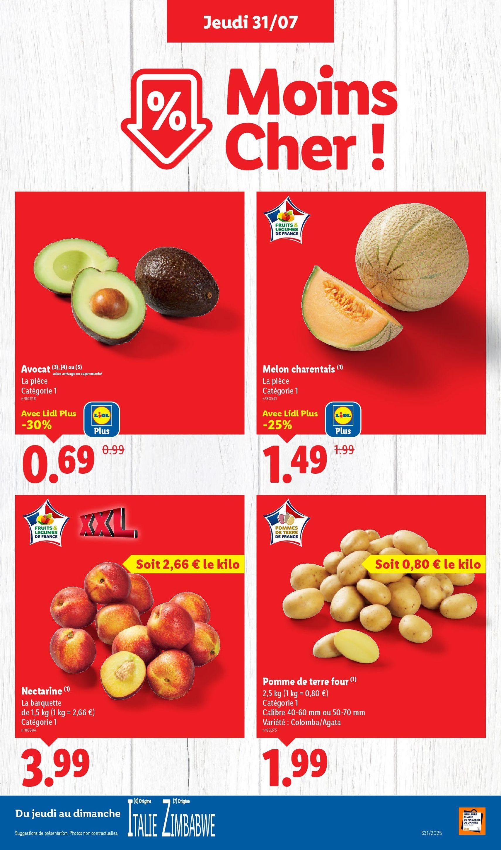 LIDL catalogue semaine 30 - brochure valable à partir du 31/07/2025, page 5 sur 73 LIDL catalogue semaine 30 - brochure valable à partir du 31/07/2025, page 5 sur 73