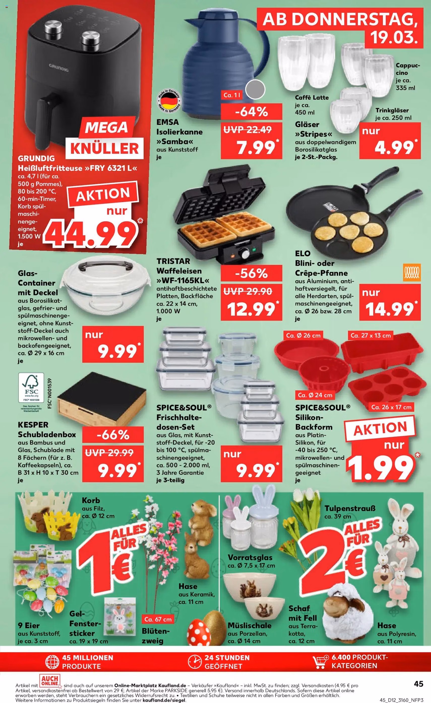 Kaufland Prospekt - Gültiger Prospekt ab 19.03.2026, Seite 45 von insgesamt 56