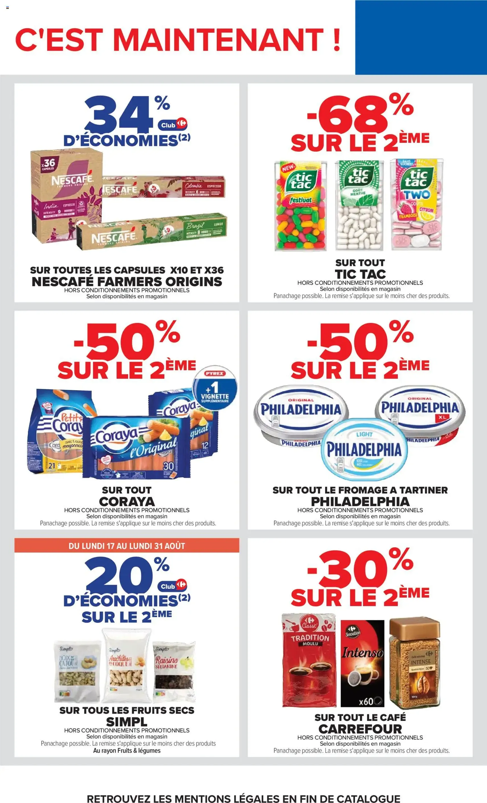 Carrefour Vos promos du quotidien - brochure valable à partir du 17/08/2026, page 30 sur 84