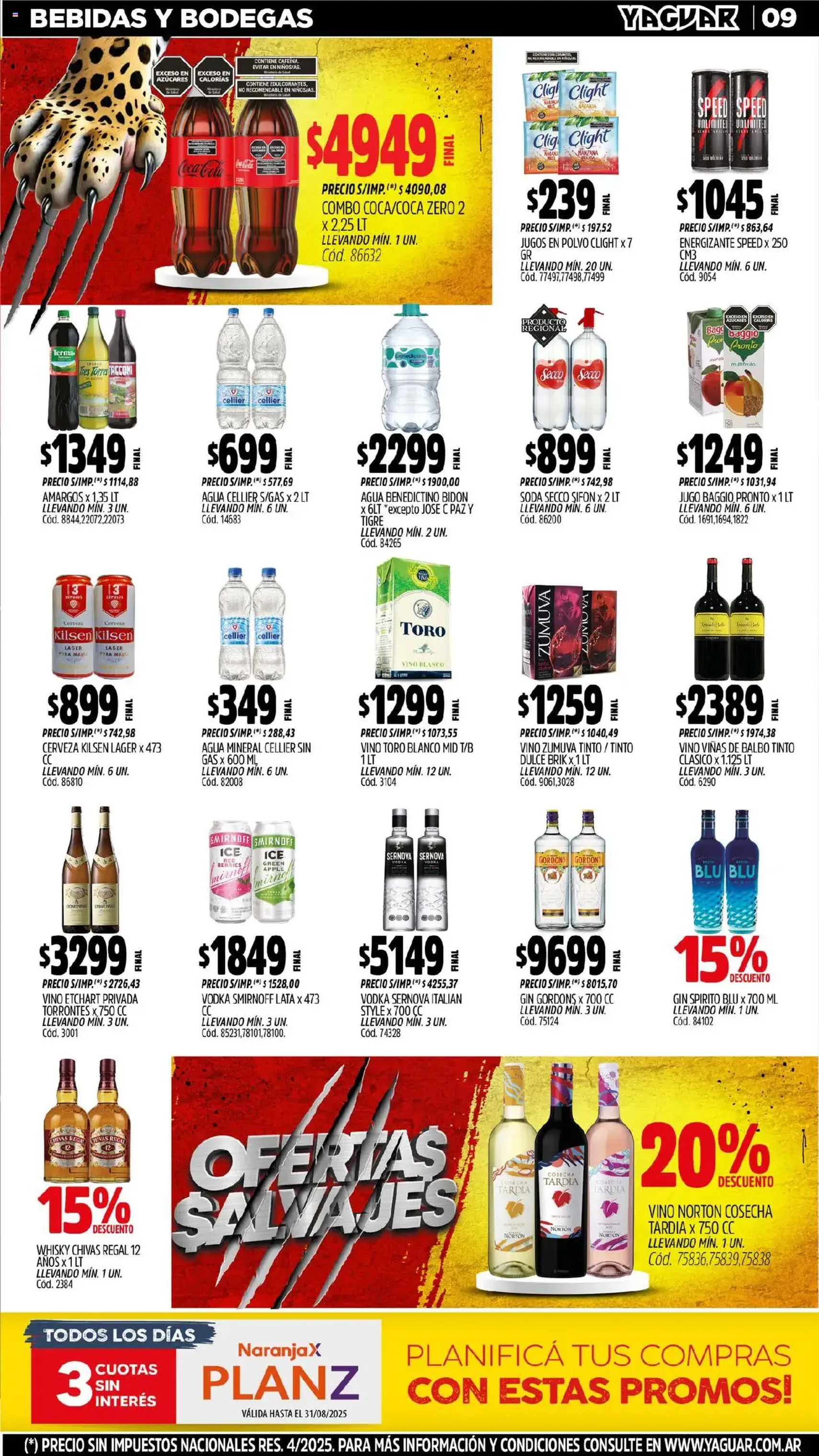 Yaguar catálogo - folleto válido desde 04/08/2025 página 9 de 45