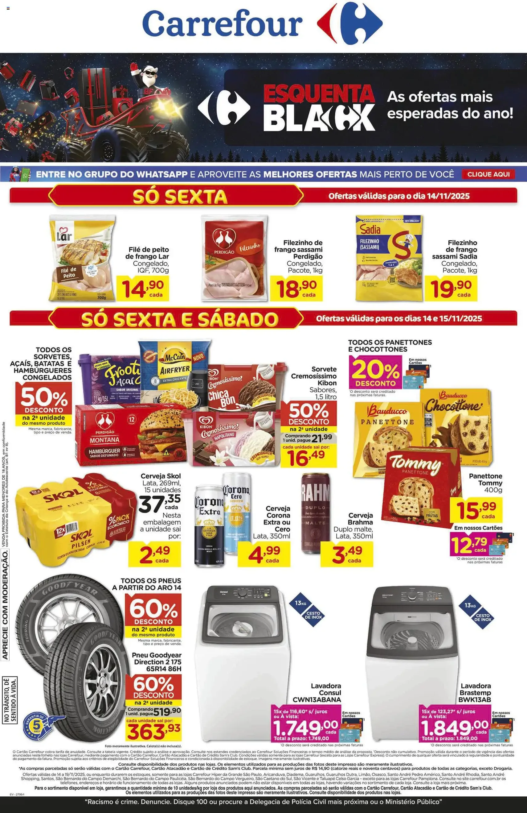 Carrefour Black Friday - folheto válido a partir de 14/11/2025 página 1 de 14