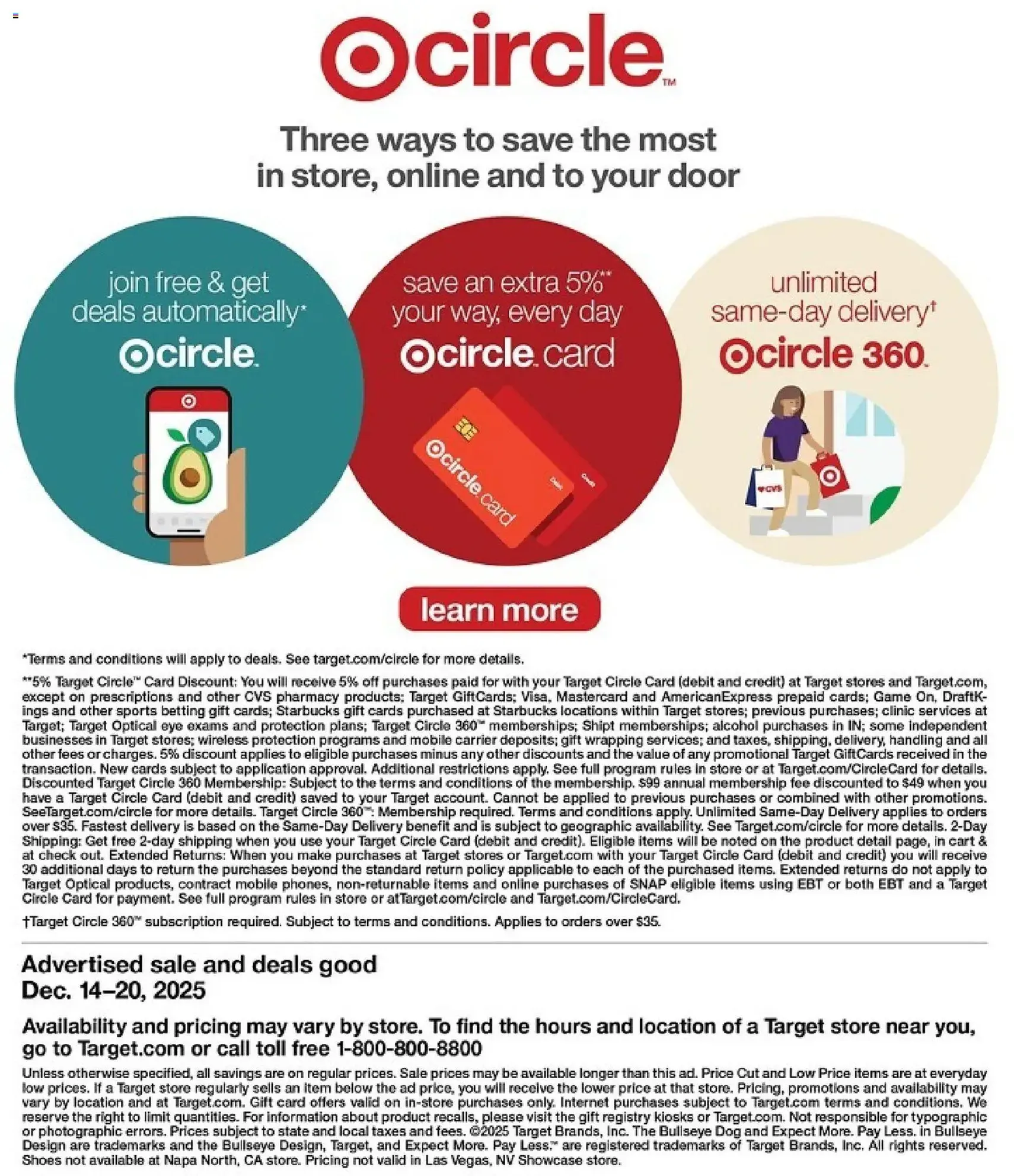Target Weekly Ad - valid flyer from 12/14/2025, page 61 of 62