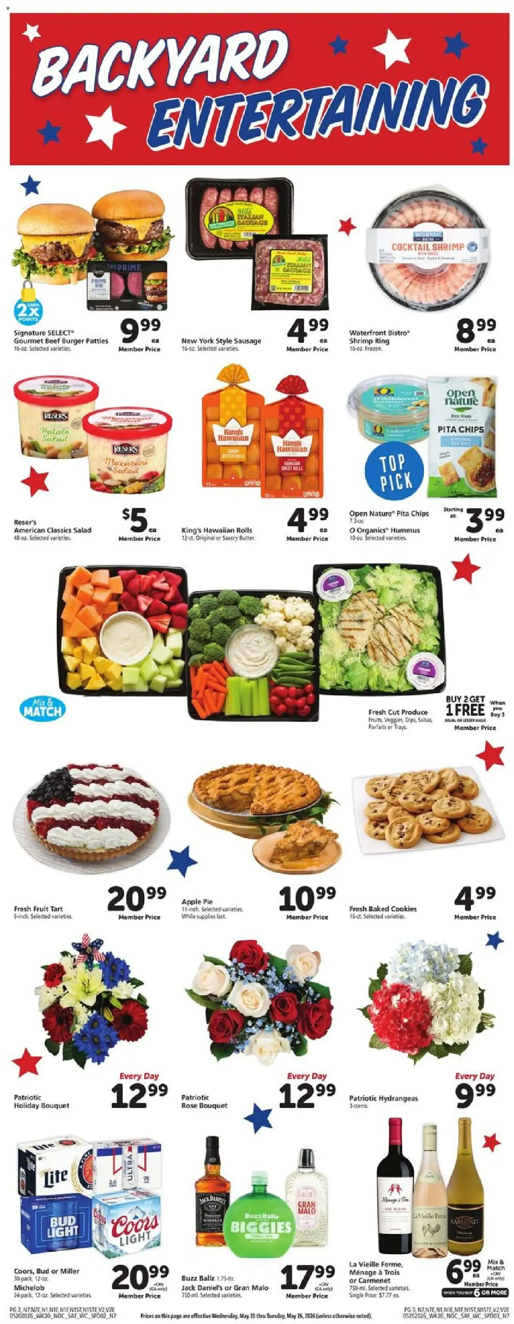 Safeway Weekly Ad - valid flyer from 05/20/2026, page 2 of 14