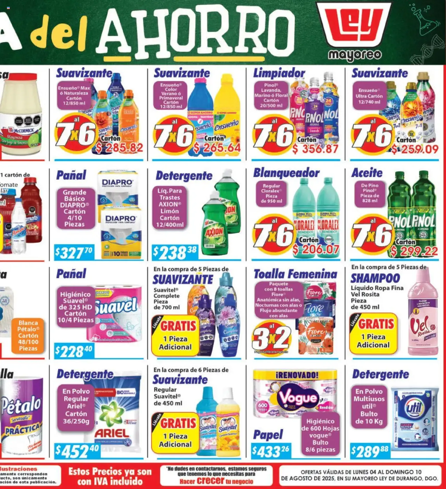 Casa Ley - Folleto Mayoreo - folleto válido desde 04/08/2025 página 6 de 6