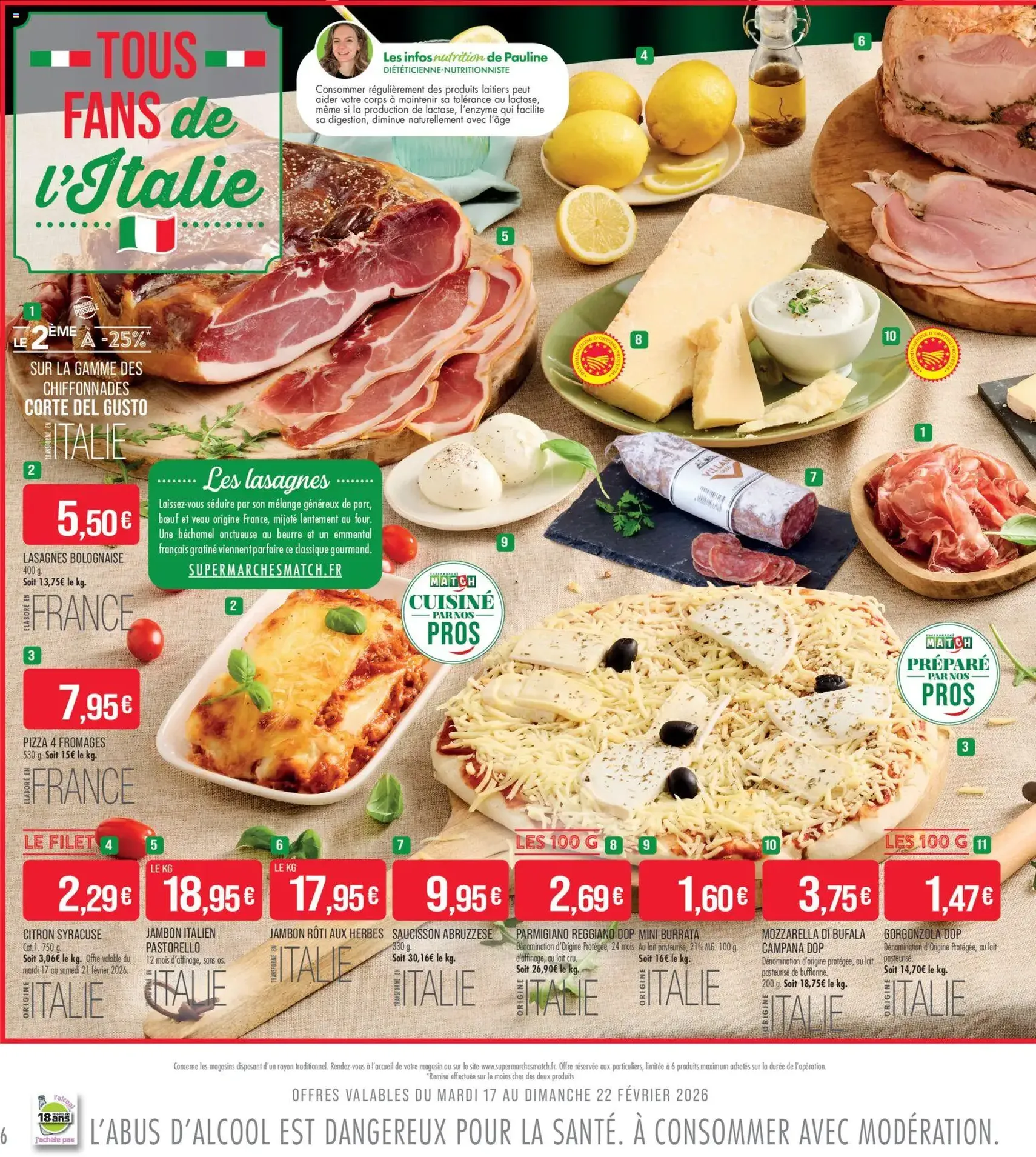 Match Supermarché catalogue - brochure valable à partir du 17/02/2026, page 6 sur 20